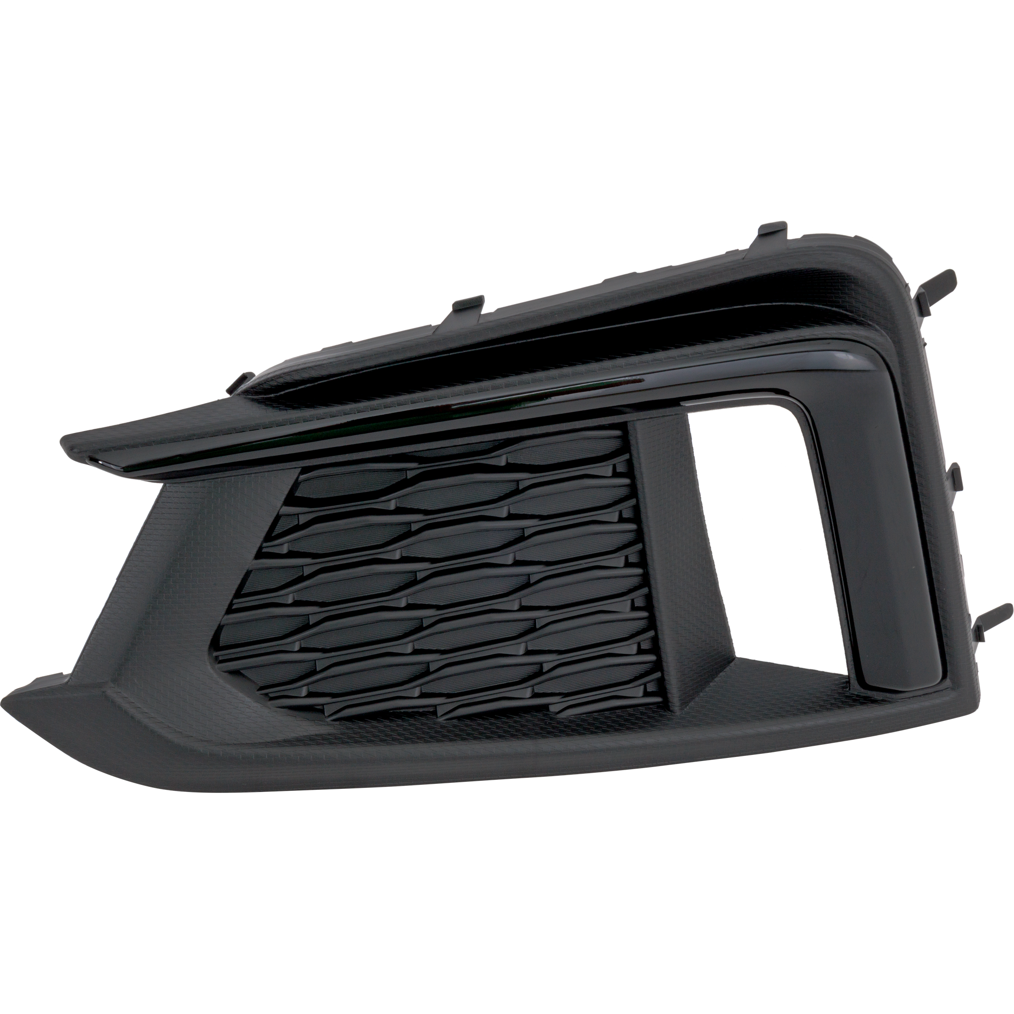 AM IMPREZA 17-19 FOG LAMP COVER RH Textured Glossy Black w Daytime Running Light SKU RS10770005 Partslink SU1039129 OEM 57731FL28A