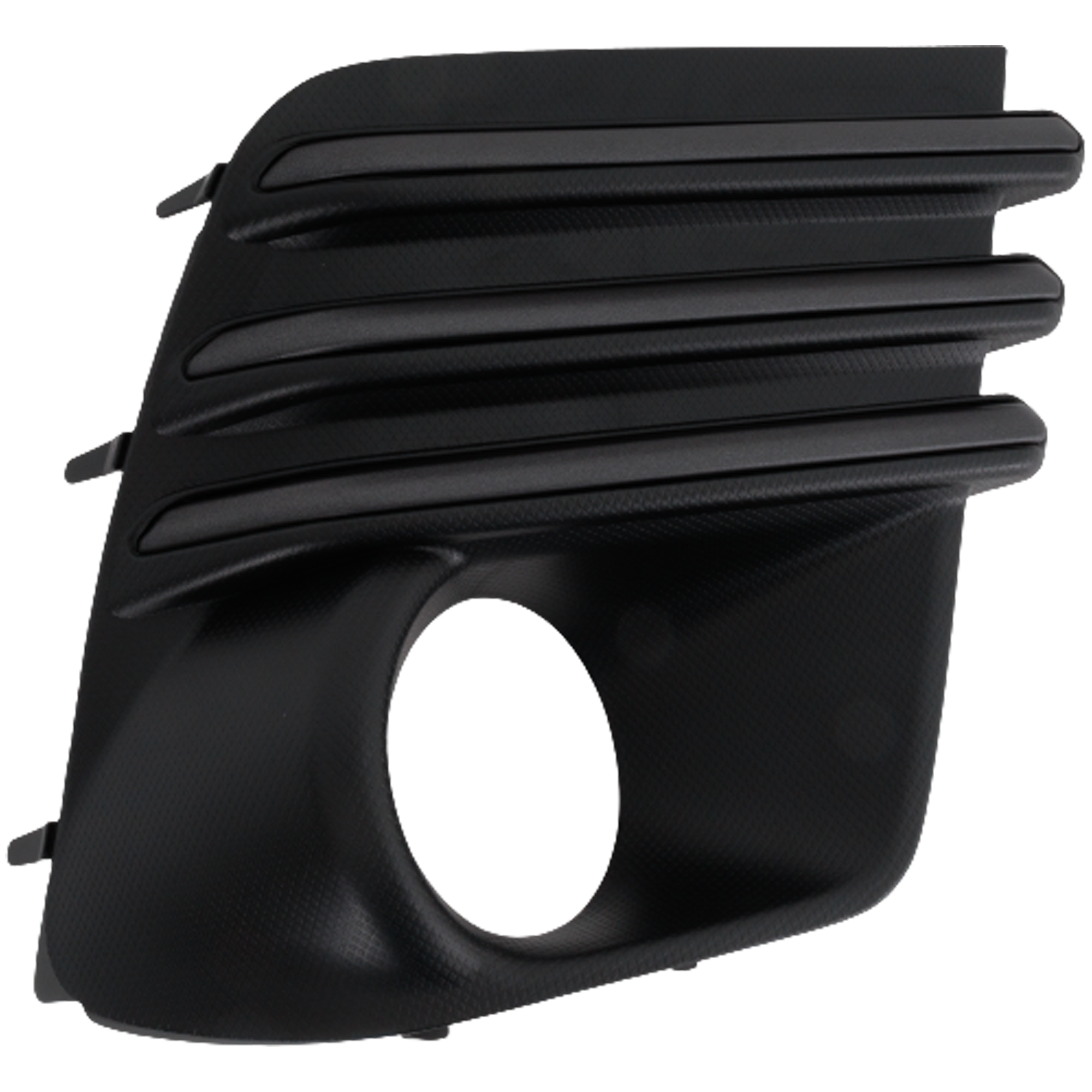 AM FORESTER 22-24 FRONT FOG LAMP MOLDNG RH Textured Black w Steel Chrome Finisher 23-24 Limited Model SKU RS10810005 Partslink SU1039133 OEM 57731SJ600
