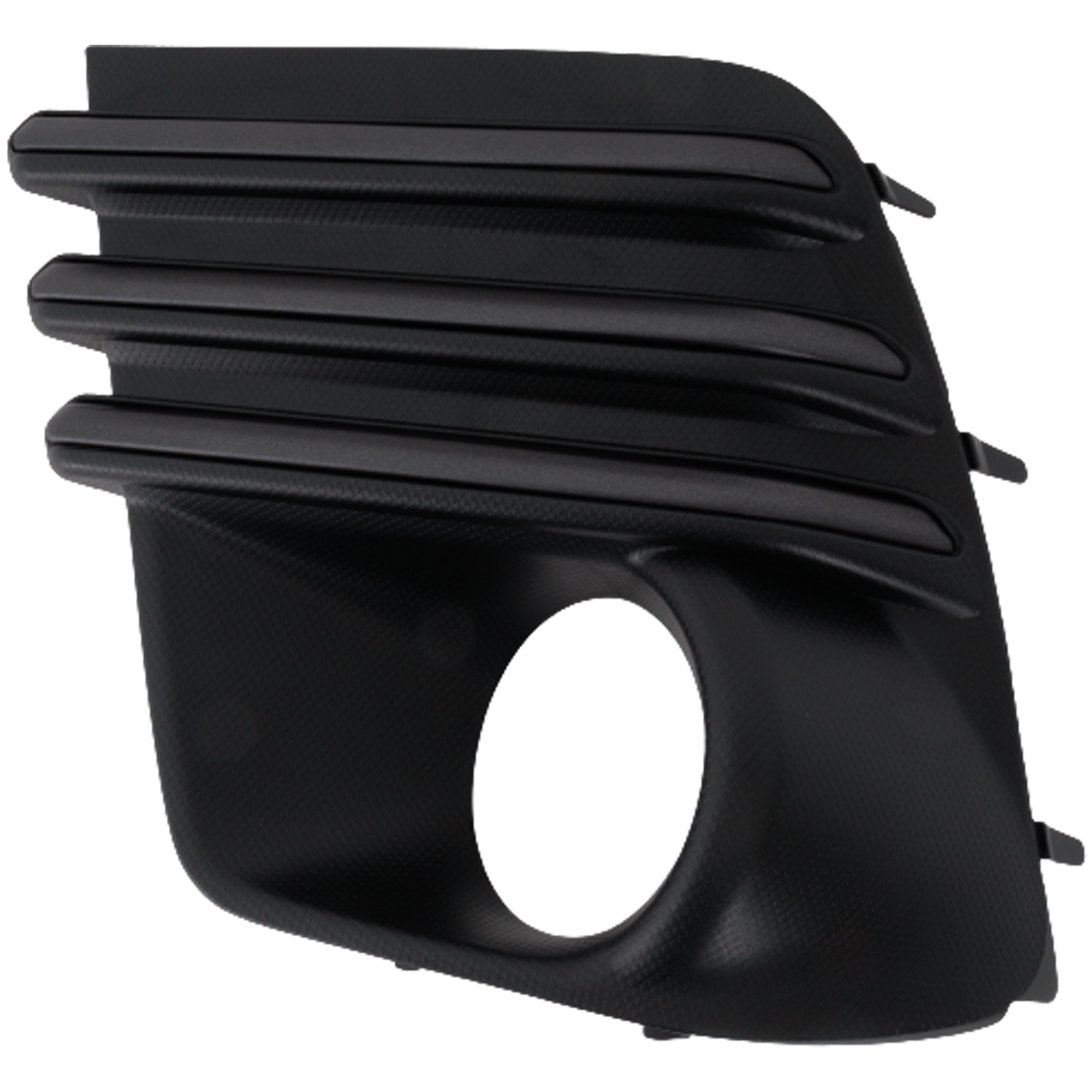 AM FORESTER 22-24 FRONT FOG LAMP MOLDNG LH Textured Black w Steel Chrome Finisher 23-24 Limited Model SKU RS10810006 Partslink SU1038133 OEM 57731SJ610