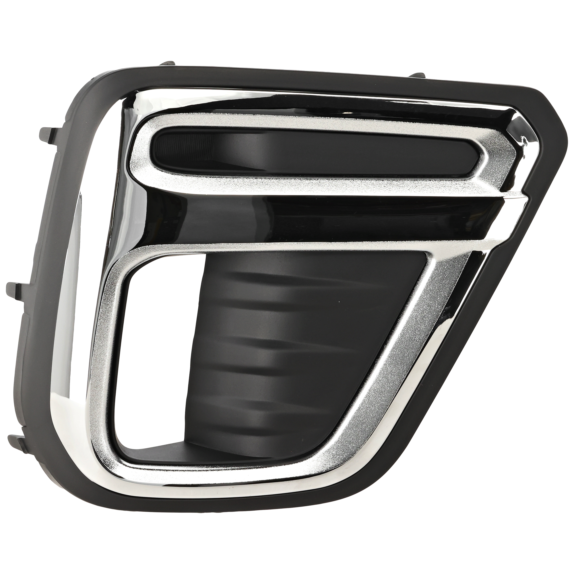 AM FORESTER 19-21 FRONT FOG LAMP MOLDING RH Black w Chrome Trim Premier Touring Models SKU RS10820011 Partslink SU1039120 OEM 57731SJ120