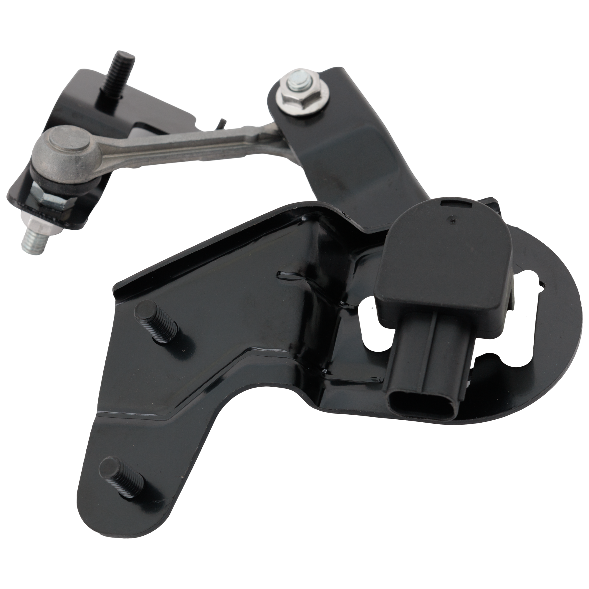 AM FORESTER 09-13 IMPREZA 12-13 HEAD LAMP LEVEL SENSOR 3 pin male spade connector terminal Includes mounting bracket and arm Black Plastic SKU RS10900001 OEM 84031FG000