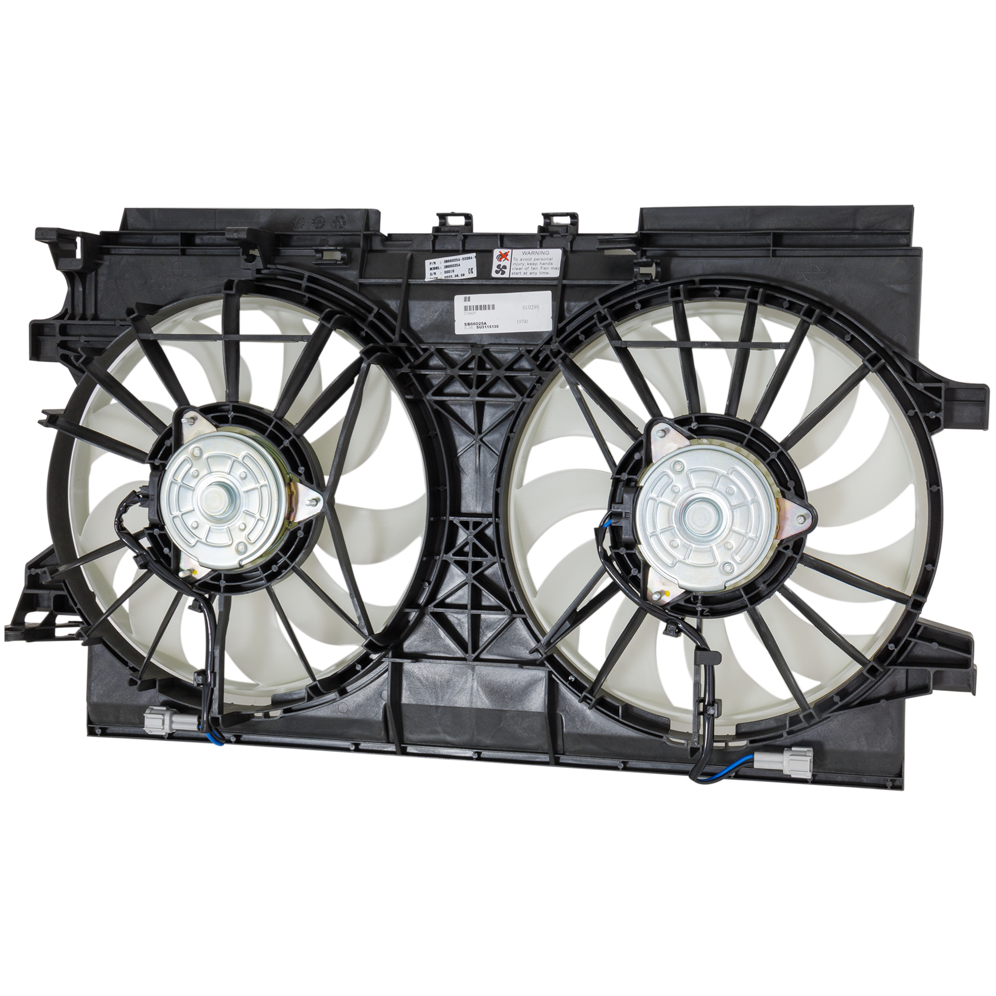 AM IMPREZA 17-23 RADIATOR FAN ASSEMBLY Assembly Dual Fan SKU RS16090004 Partslink SU3115135 OEM 45122FL00A 45121FL00A