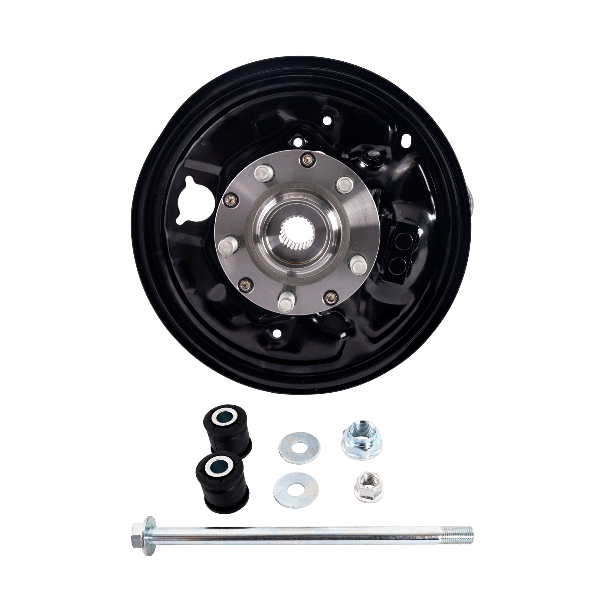 AM FORESTER 01-08 REAR KNUCKLE RH w Rear Drum Brakes SKU RS28080003 OEM 26655FA000-28016AA030-28419FE0