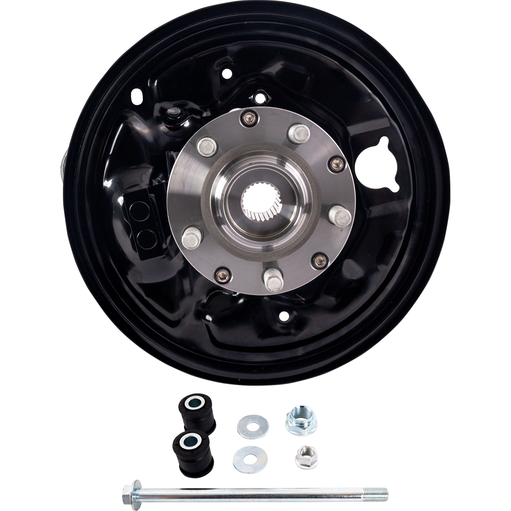 AM FORESTER 01-08 REAR KNUCKLE LH w Rear Drum Brakes SKU RS28080004 OEM 26655FA010-28016AA030-28419FE0