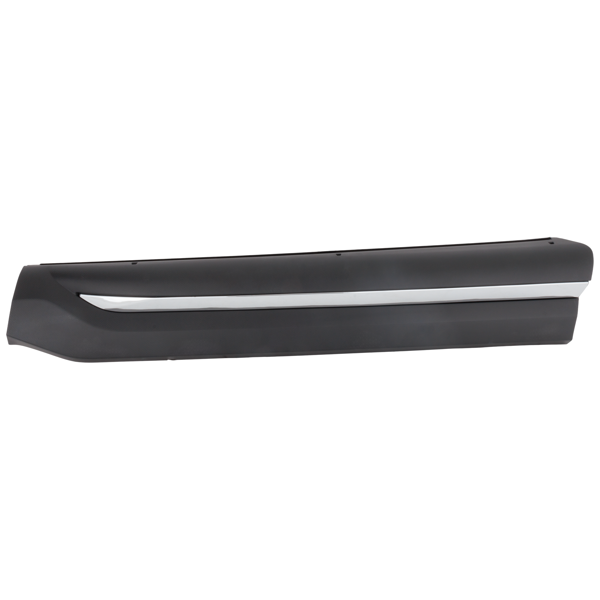 AM ASCENT 19-25 FRONT DOOR MOLDING RH Assembly Lower Textured w Chrome Trim SKU RS46170005 Partslink SU1305103 OEM 91112XC16B