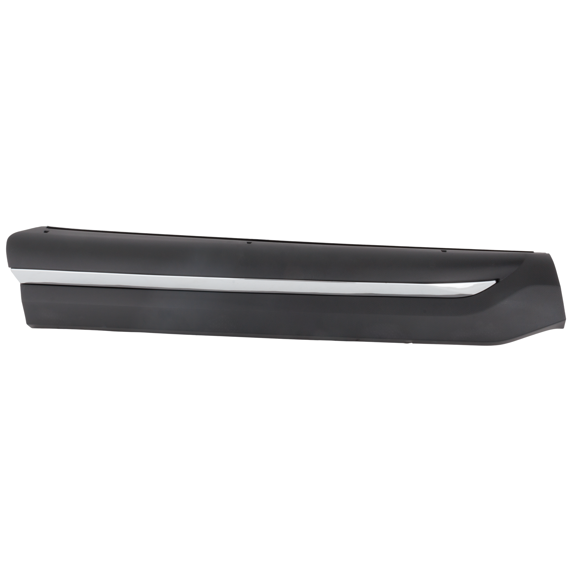 AM ASCENT 19-25 FRONT DOOR MOLDING LH Assembly Lower Textured w Chrome Trim SKU RS46170006 Partslink SU1304103 OEM 91112XC17B
