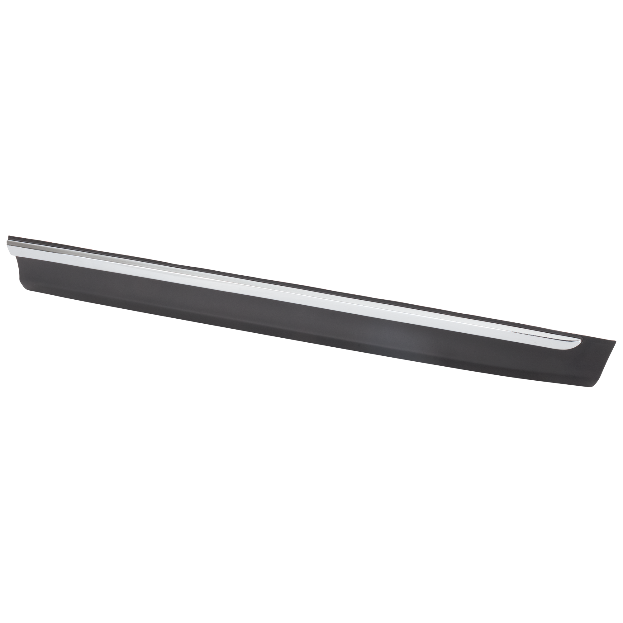 AM FORESTER 14-18 FRONT DOOR MOLDING RH Assembly Lower Textured w Chrome Trim SKU RS46170007 Partslink SU1305104 OEM 91112SG222