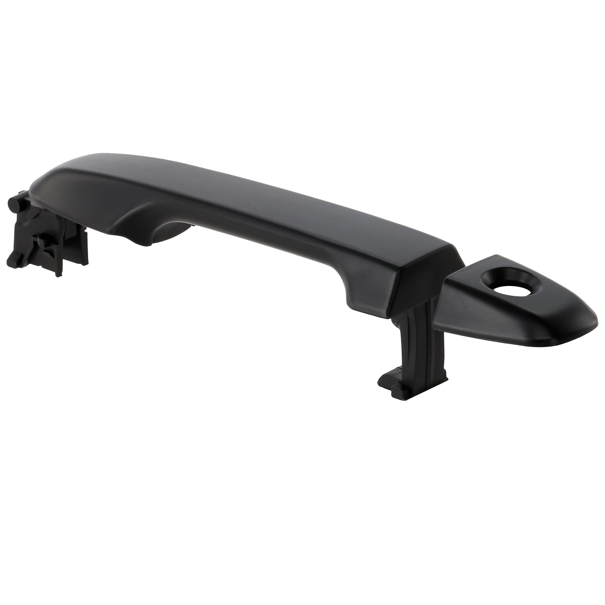 AM FR S 13-16 CAMRY 12-17 FRONT EXTERIOR DOOR HANDLE LH Primed Black w Cover w o Smart entry System w Keyhole SKU RS46250006 OEM SU00301592 SU00301573