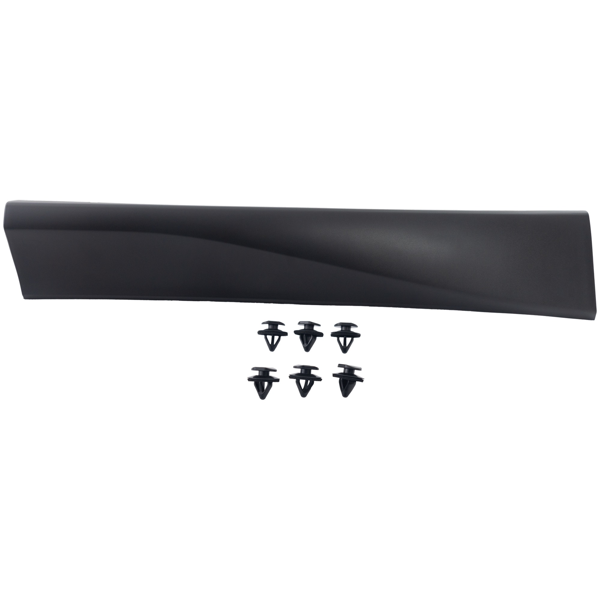 AM FORESTER 14-18 REAR DOOR MOLDING RH Assembly Lower Textured Black SKU RS49090001 Partslink SU1505100 OEM 91112SG142