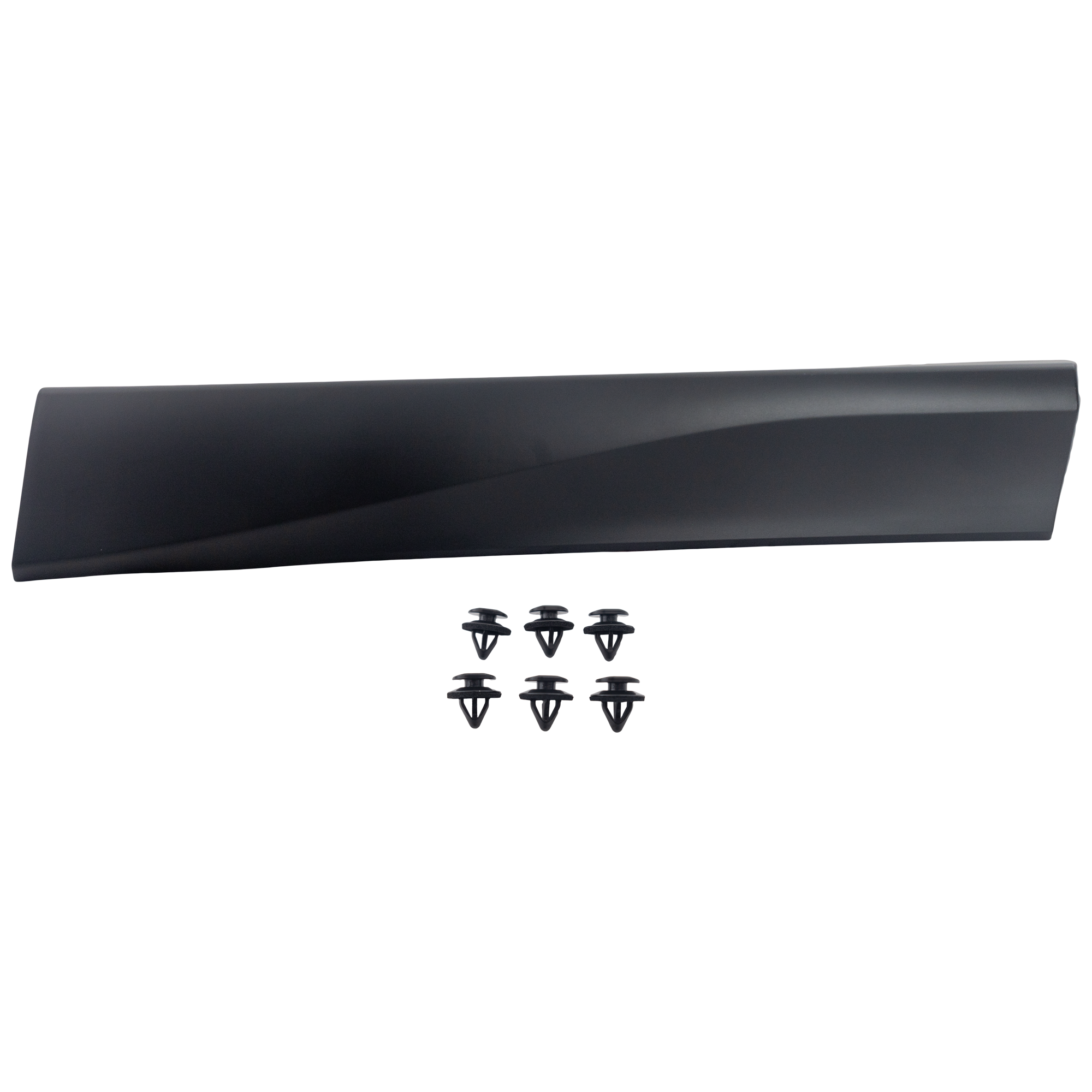 AM FORESTER 14-18 REAR DOOR MOLDING LH Assembly Lower Textured Black SKU RS49090002 Partslink SU1504100 OEM 91112SG152