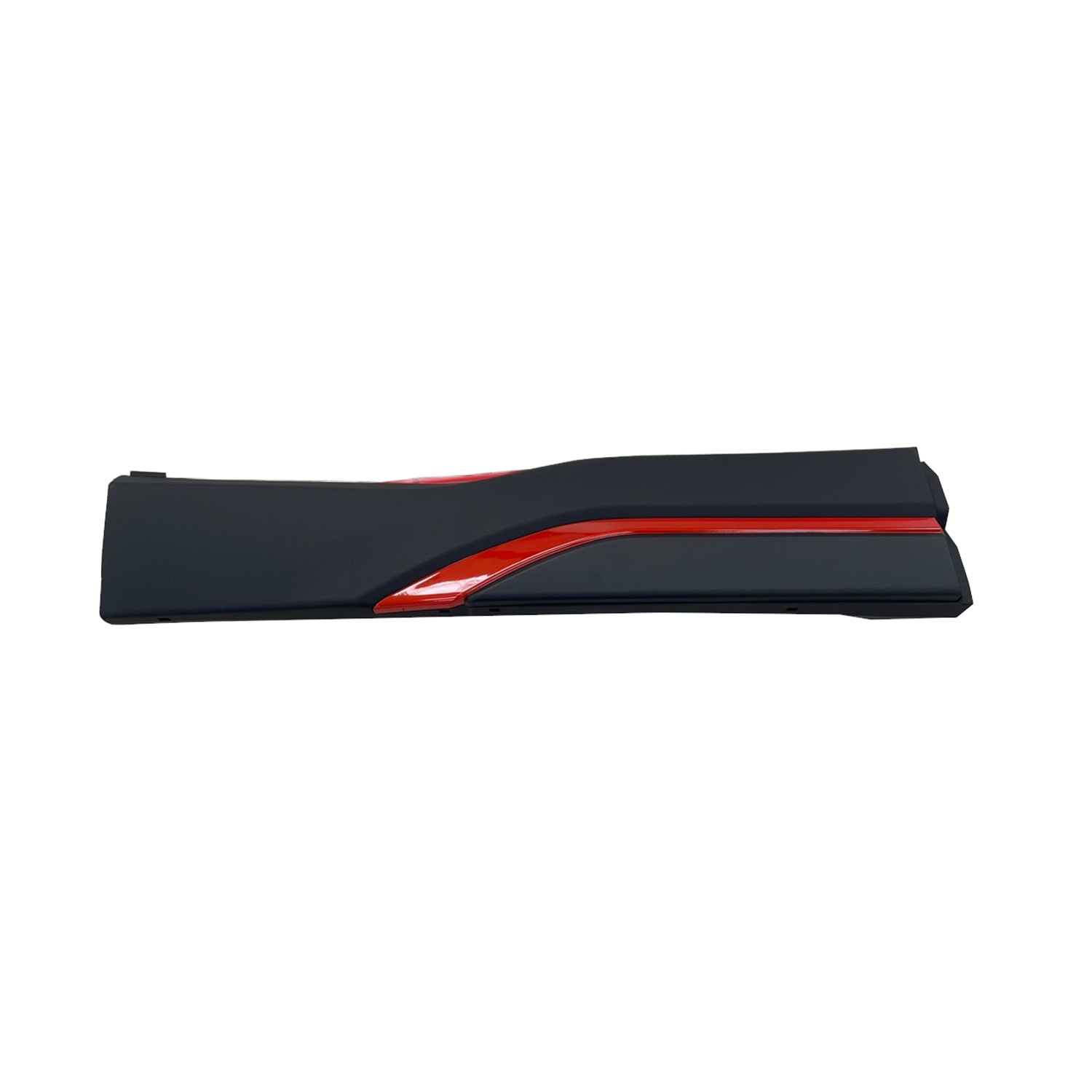 AM FORESTER 19-24 REAR DOOR MOLDING RH Lower Assembly Textured Black w Red Trim Sport Model SKU RS49090011 Partslink SU1505106 OEM 91112SJ380