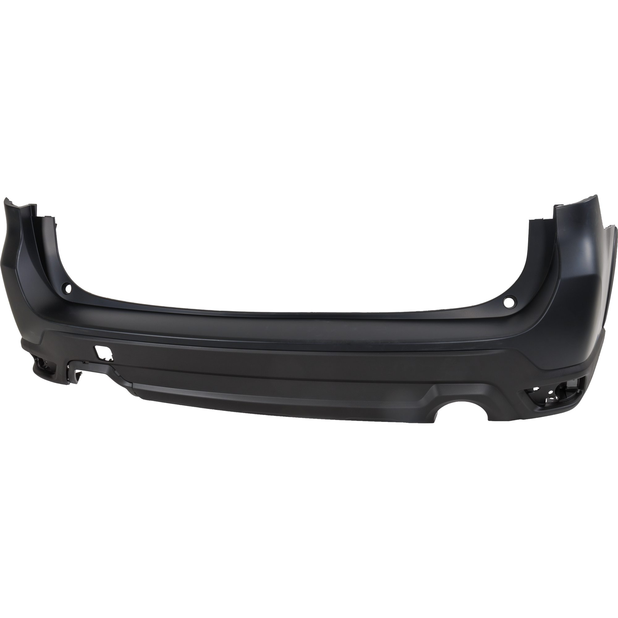 AM FORESTER 19-21 REAR BUMPER COVER Partial Primed Black Base Convenience Limited Premium Models w o Object Sensor Holes CAPA SKU RS76010019PQ Partslink SU1100194C OEM 57704SJ301