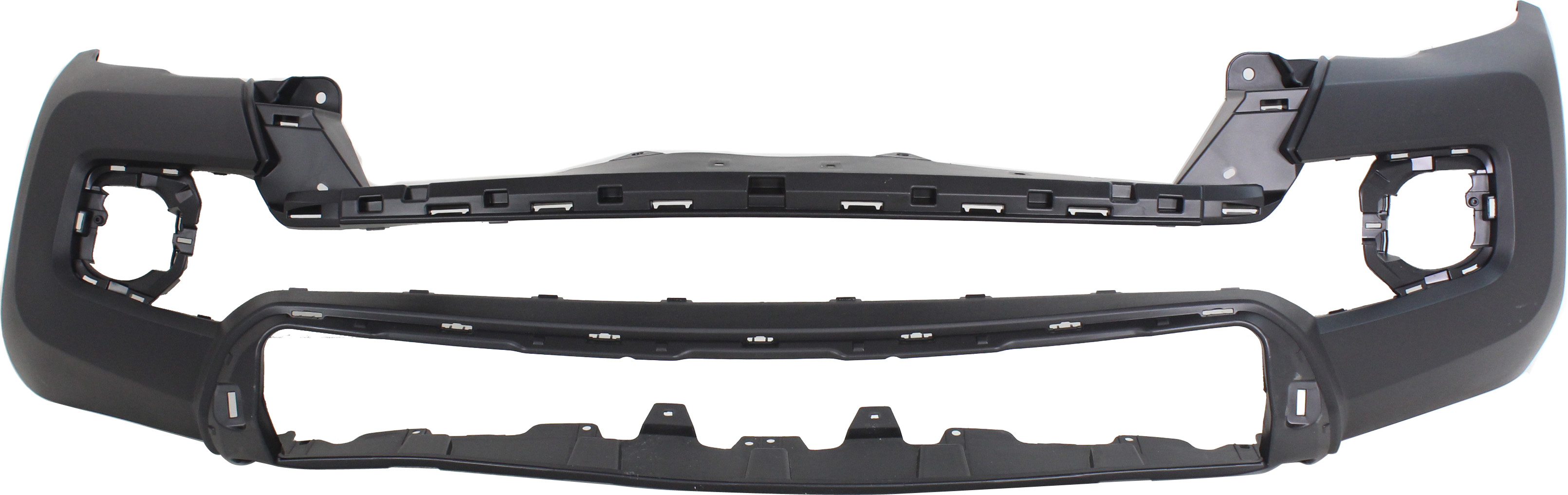 AM TACOMA 16-23 FRONT BUMPER COVER Textured w o Fog Light Holes SKU RT01030003 Partslink TO1000415 OEM 5211904220