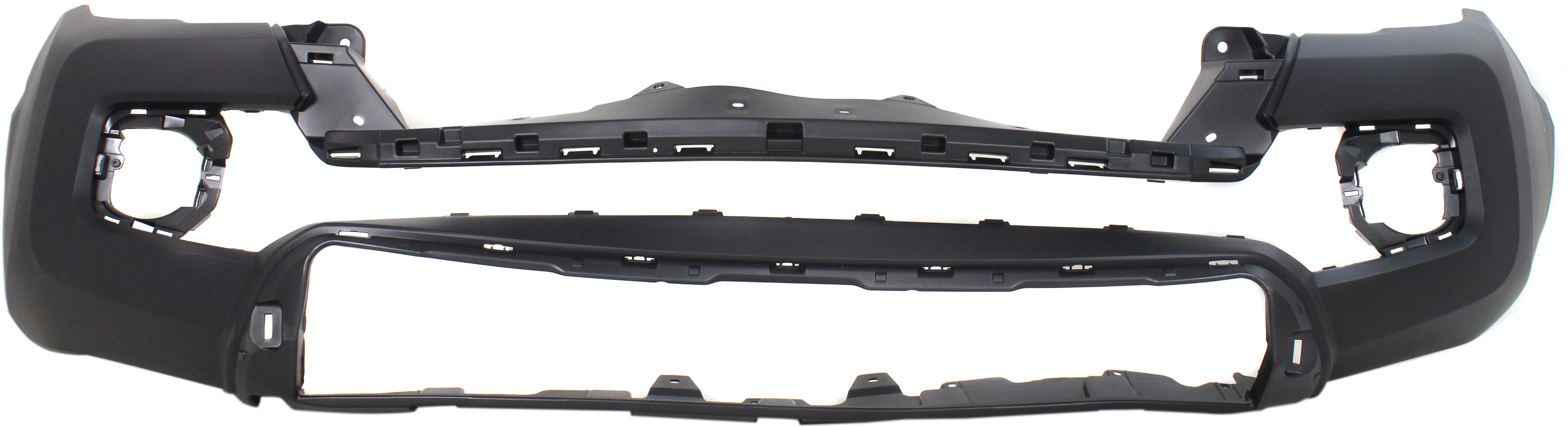 AM TACOMA 16-23 FRONT BUMPER COVER Textured w Fog Light Holes SKU RT01030005 Partslink TO1000414 OEM 5211904907