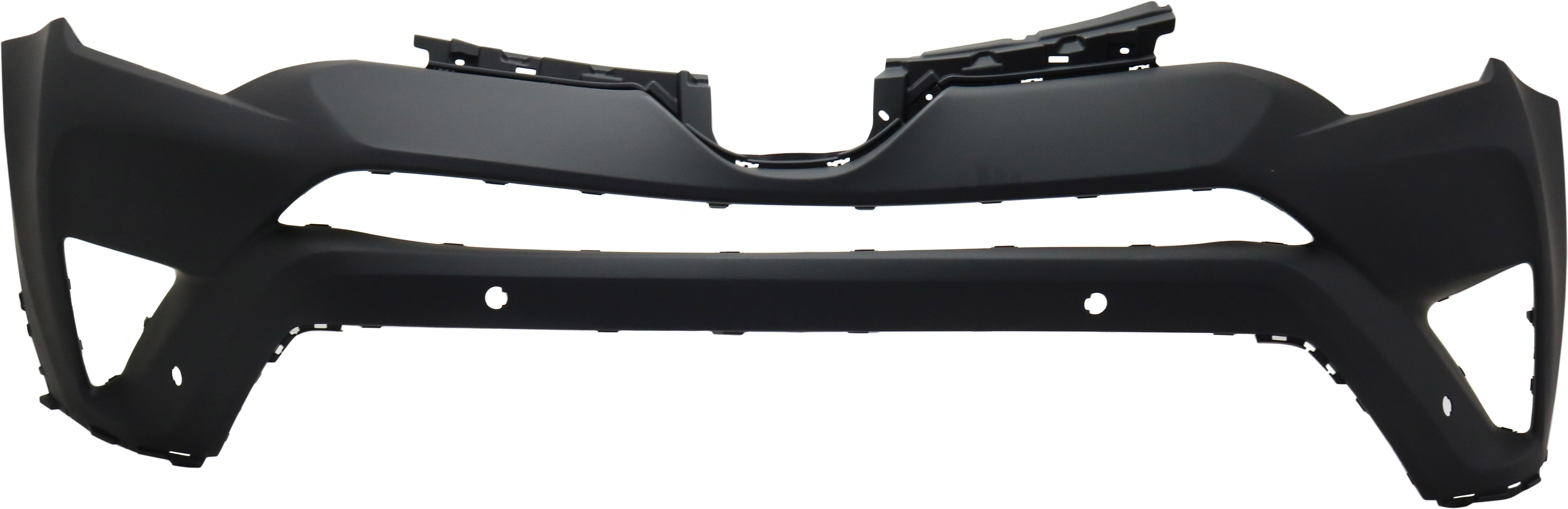 AM RAV4-16-18 FRONT BUMPER COVER Primed Japan Built Vehicle w Parking Aid Sensor Holes SKU RT01030023P Partslink TO1014103 OEM 521194A909