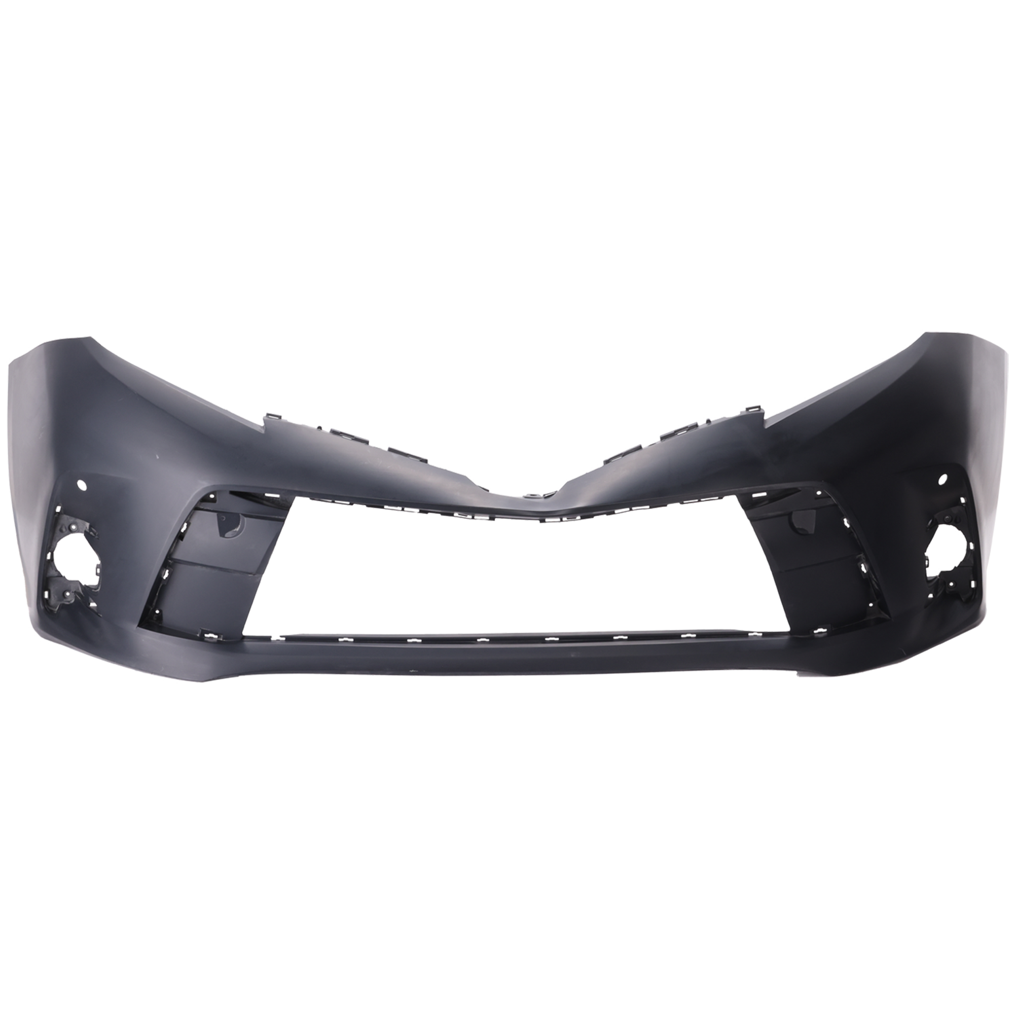 AM SIENNA 18-20 FRONT BUMPER COVER Primed Exc. SE SE Premium Models w Park Distance Control Sensor Holes CAPA SKU RT01030024PQ Partslink TO1000443C OEM 5211908906