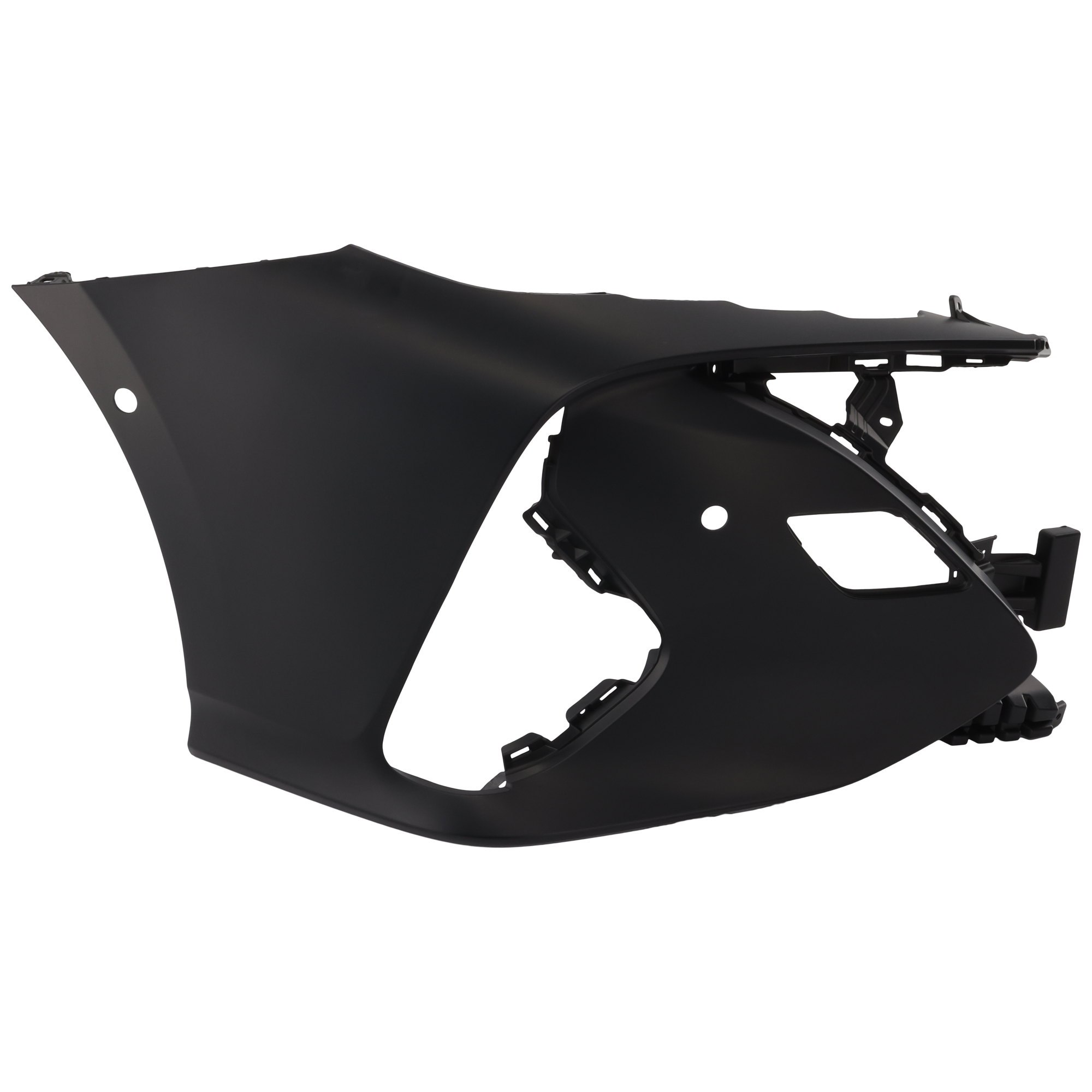 AM PRIUS PRIME 17-22 FRONT BUMPER COVER RH Primed w Parking Aid Sensor Holes CAPA SKU RT01030033PQ Partslink TO1017101C OEM 5211247902