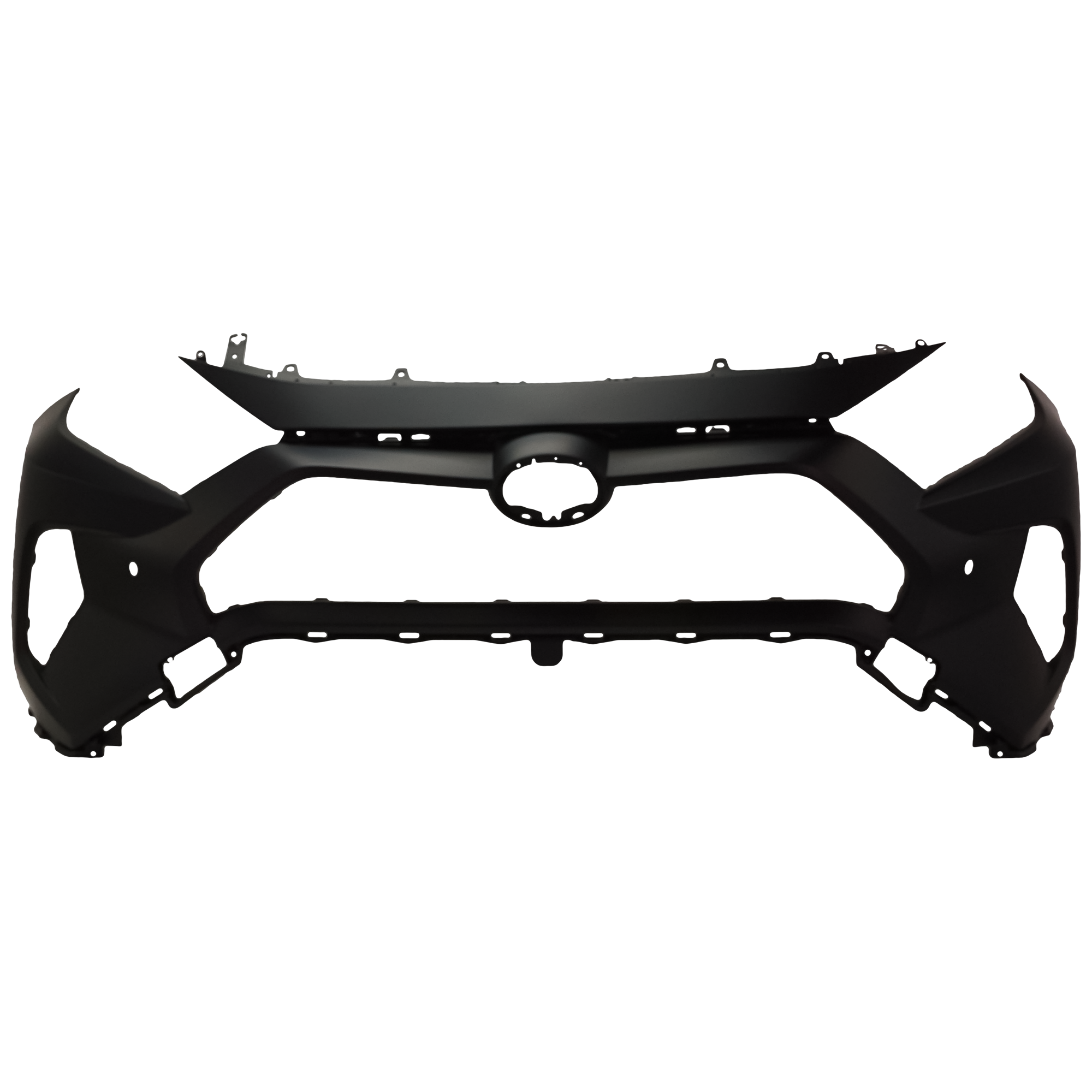 AM RAV4-19-24 FRONT BUMPER COVER Primed LE Limited XLE XLE Premium Hybrid Models Japan Built Vehicle w Parking Aid Sensor Holes SKU RT01030047P Partslink TO1000452 OEM 521194A918