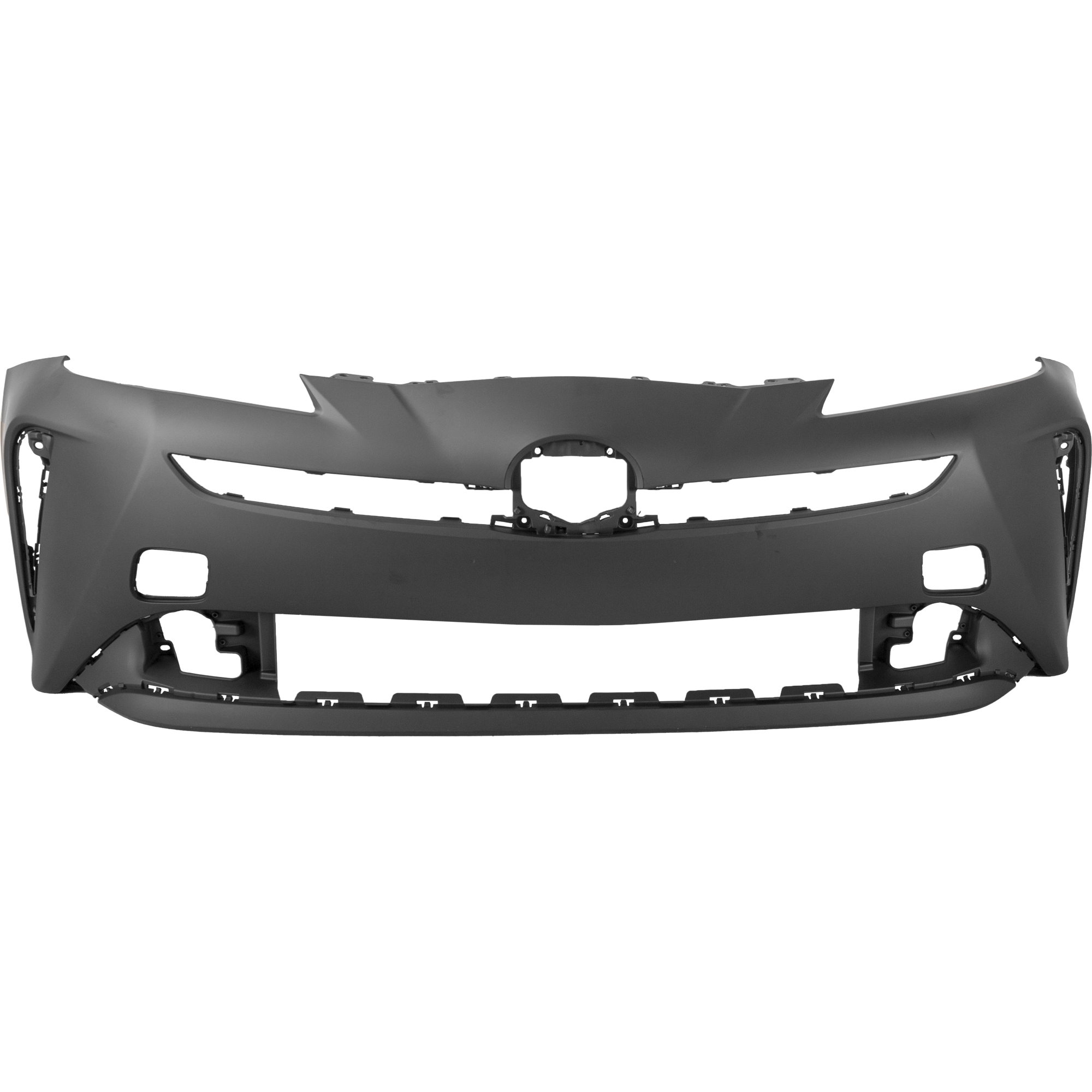 AM PRIUS 19-22 FRONT BUMPER COVER Primed w o Parking Aid Sensor Holes w Tow Hook Hole SKU RT01030061P Partslink TO1000457 OEM 5211947978