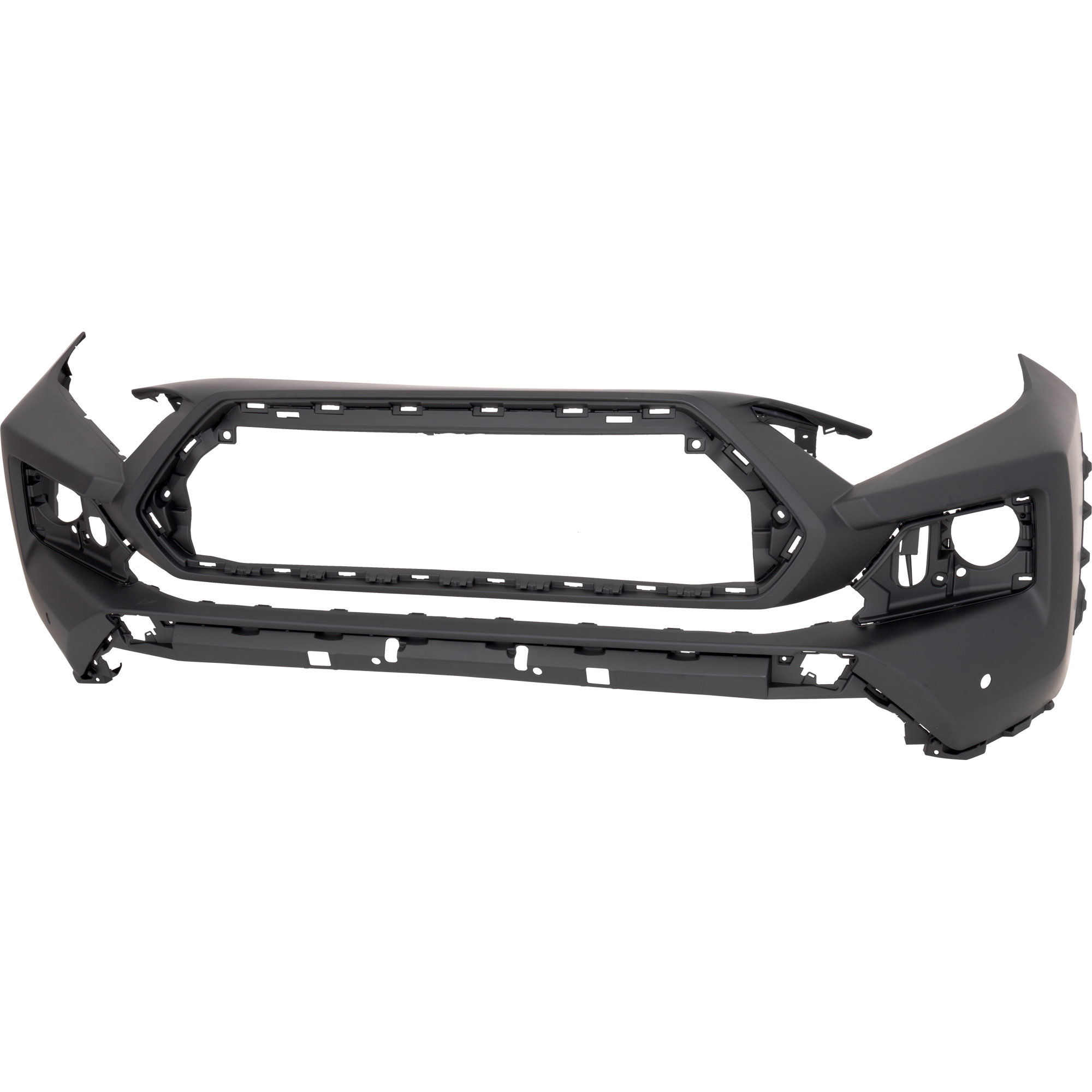 AM RAV4-19-24 FRONT BUMPER COVER Primed Adventure Trail TRD Off Road Models Japan Built Vehicle w Parking Aid Sensor Holes SKU RT01030065P Partslink TO1000456 OEM 521190R943-521190R922