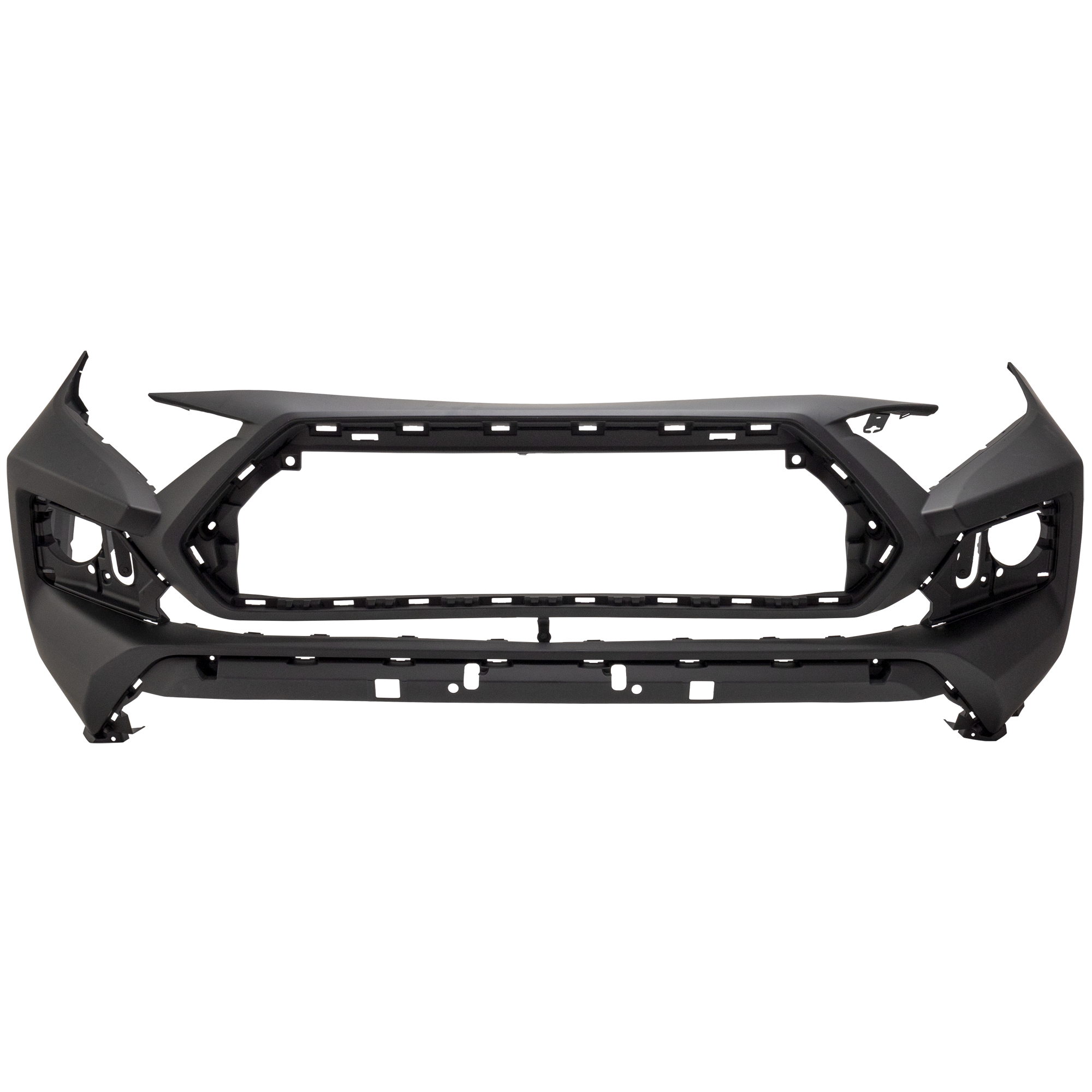 AM RAV4-19-24 FRONT BUMPER COVER Primed Adventure Trail TRD Off Road Models North America Built Vehicle w o Parking Aid Sensor Holes SKU RT01030066P Partslink TO1000453 OEM 521190R942-521190R921