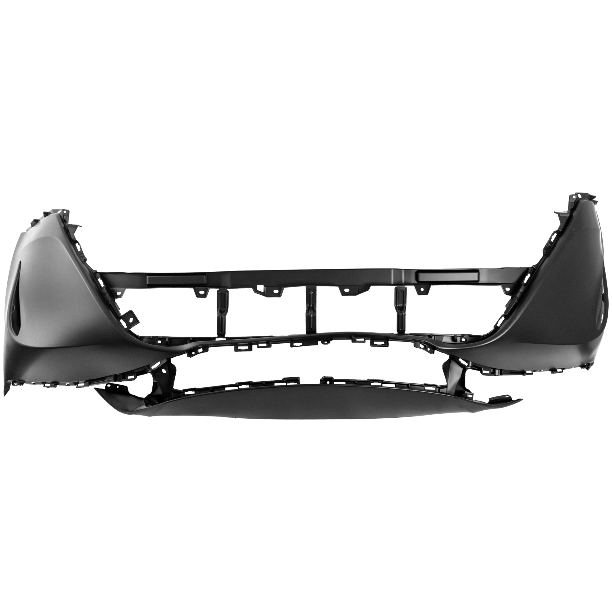 AM VENZA 21-24 FRONT BUMPER COVER Primed LE Model w o Parking Aid Sensor Holes CAPA SKU RT01030097PQ Partslink TO1000476C OEM 521194D967-521194D975
