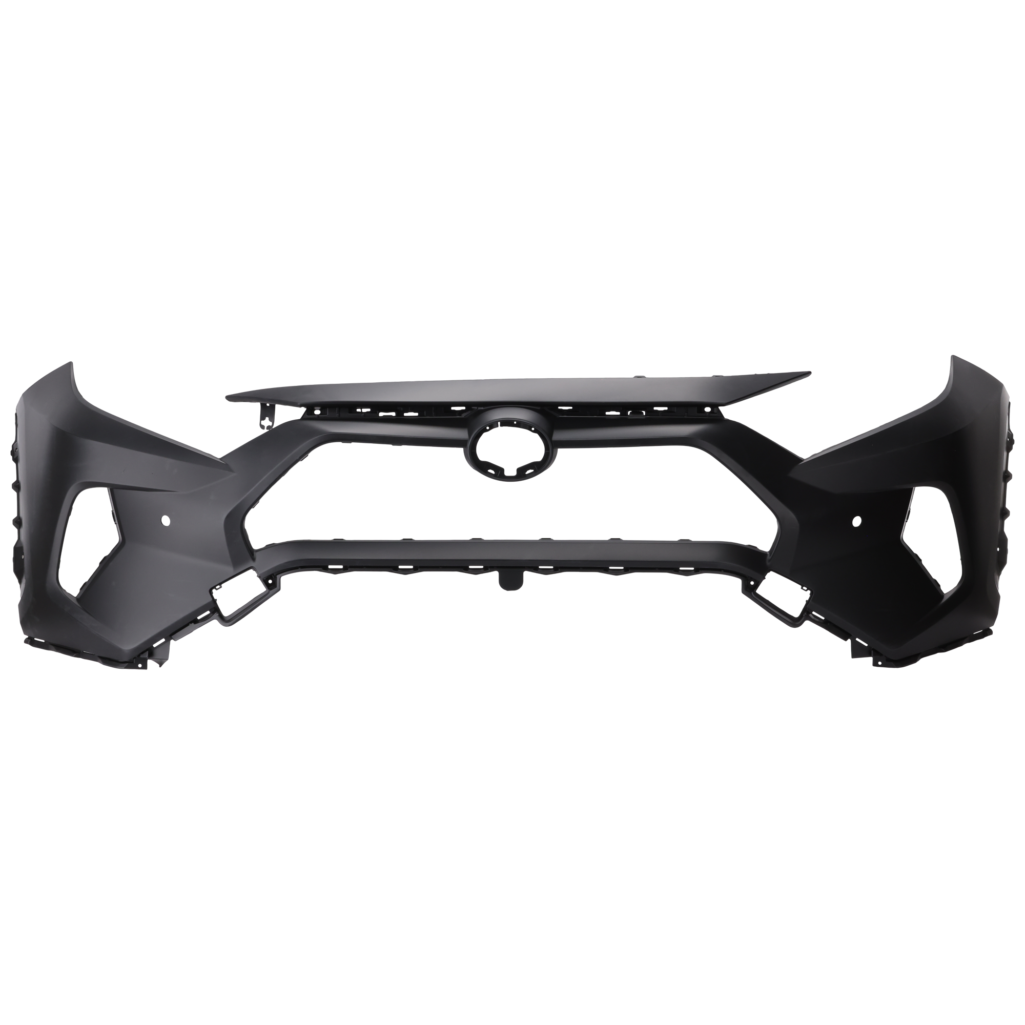 AM RAV4 PRIME 21-23 FRONT BUMPER COVER Primed w Parking Aid Sensor Holes SKU RT01030114P Partslink TO1000483 OEM 521194A927
