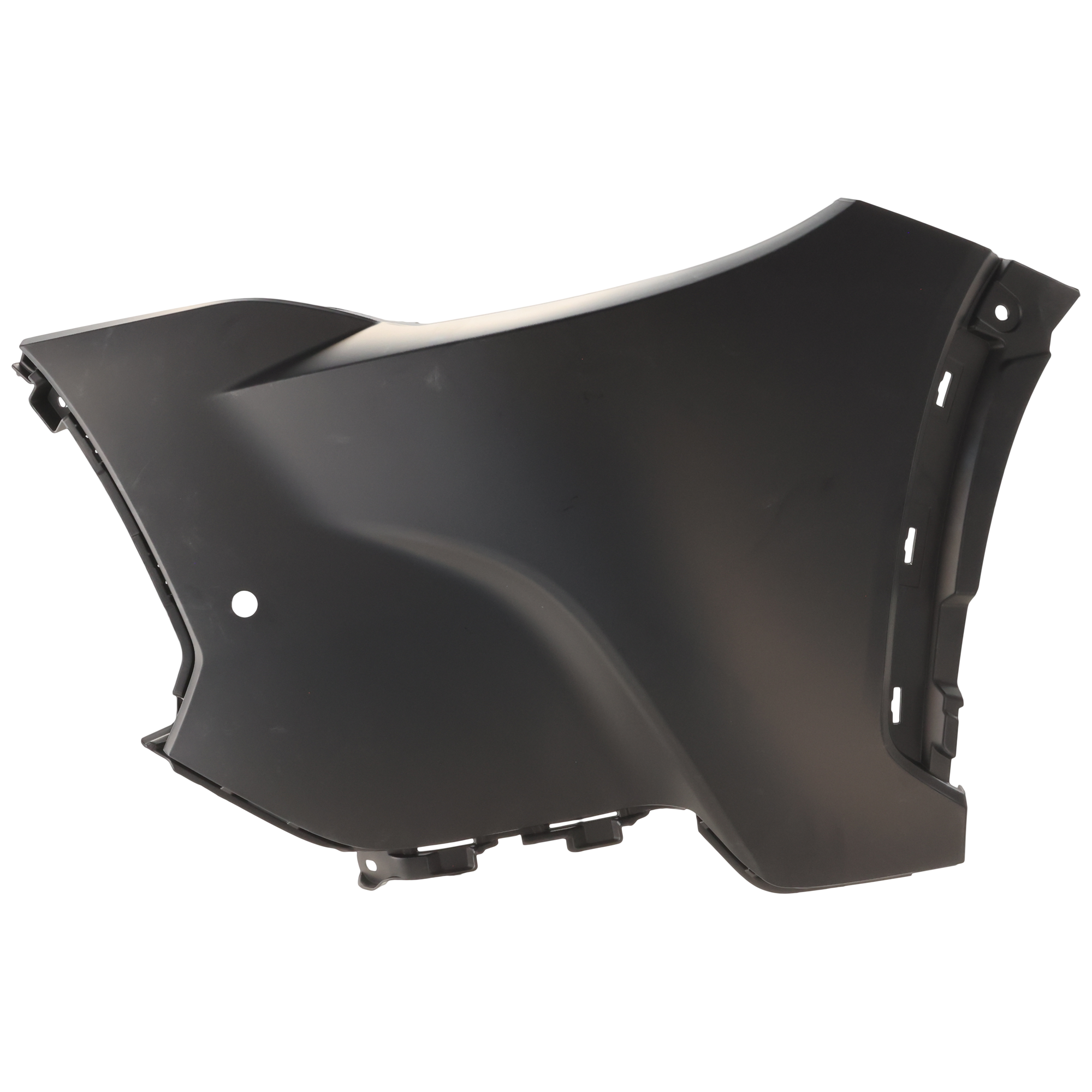 AM COROLLA CROSS 22-24 FRONT BUMPER END LH Bumper Extension Primed XLE Model CAPA SKU RT01110018Q Partslink TO1016103C OEM 521130A909