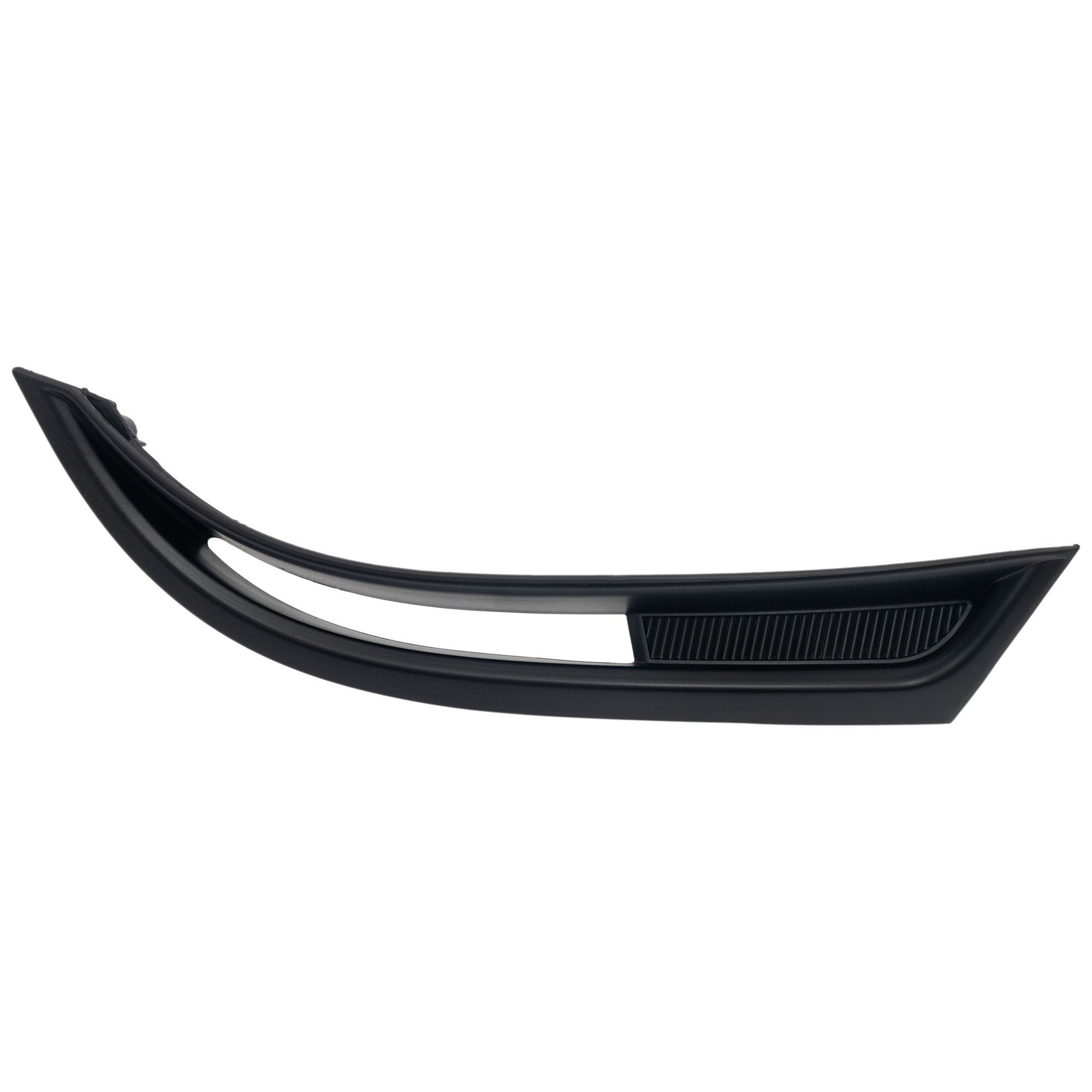 AM PRIUS V 15-18 FRONT BUMPER END RH Black Plastic SKU RT01110021 Partslink TO1039280 OEM 5211247020