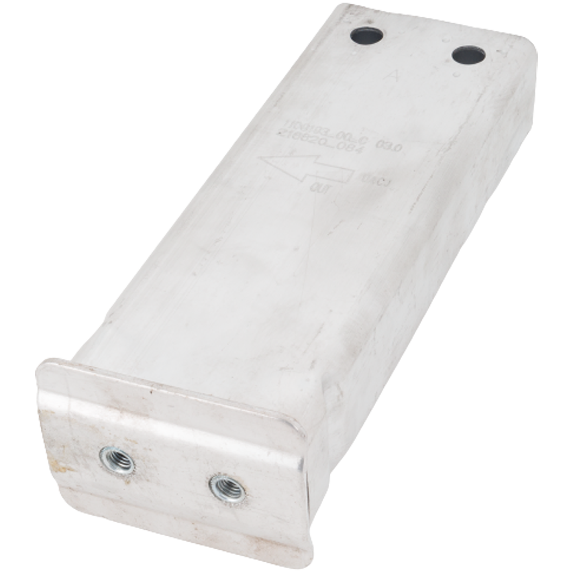 AM TESLA 3-17-23 TESLA Y 20-21 FRONT BUMPER BRACKET RH=LH Aluminum SKU RT01310043 Partslink TA1066100 OEM 110919300C