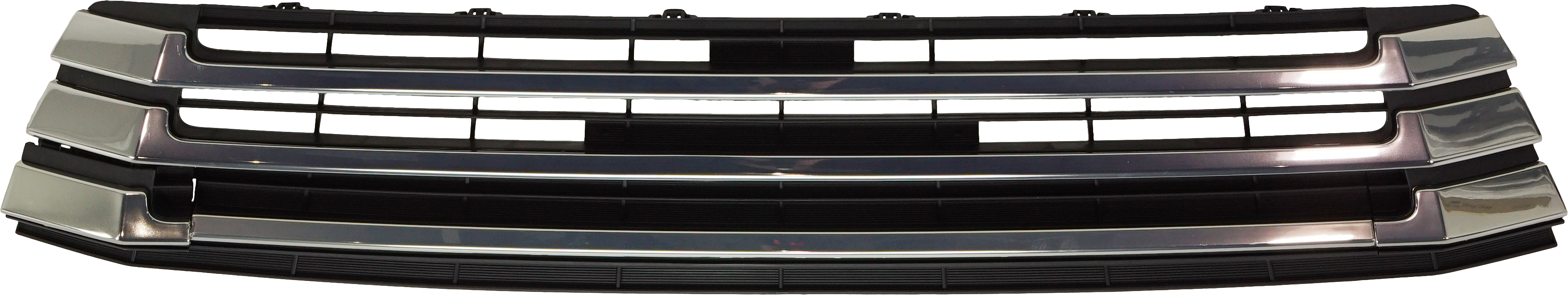 AM HIGHLANDER 17-19 FRONT BUMPER GRILLE Chrome Molding w o Around View Monitor SKU RT01530021 Partslink TO1036174 OEM 531020E080