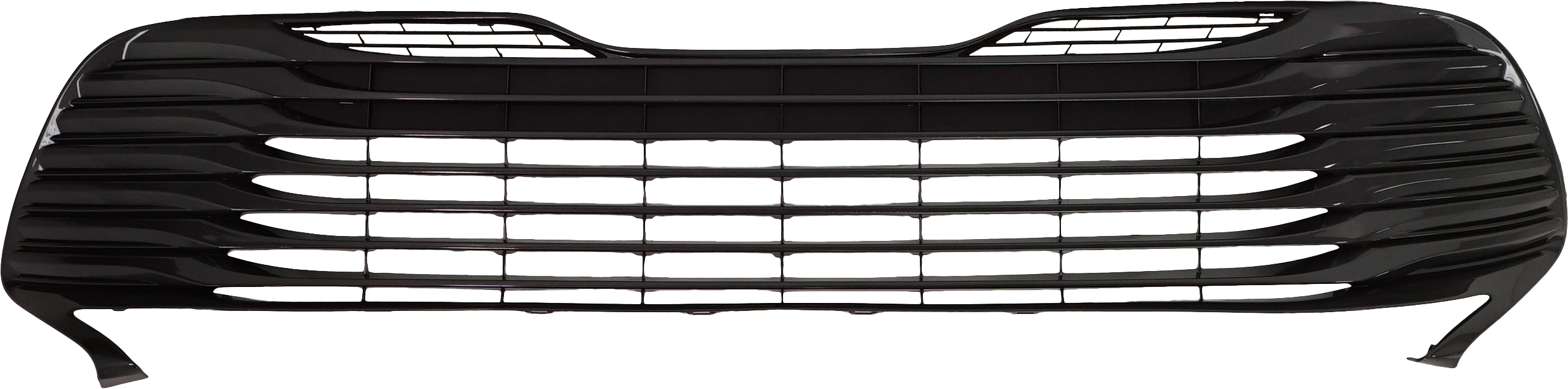 AM CAMRY 18-20 FRONT BUMPER GRILLE Painted Silver Gray Hybrid XLE Model w o Parking Aid Sensor Holes CAPA SKU RT01530025Q Partslink TO1036194C OEM 5310206250
