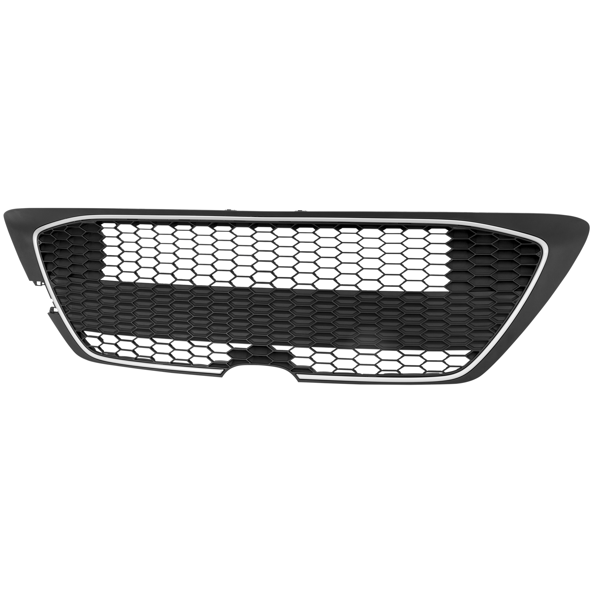 AM COROLLA 20-22 FRONT BUMPER GRILLE Textured Black w Silver Molding w Tow Hook Hole XLE Models Sedan SKU RT01530051 Partslink TO1036218 OEM 5310212110-5310202290