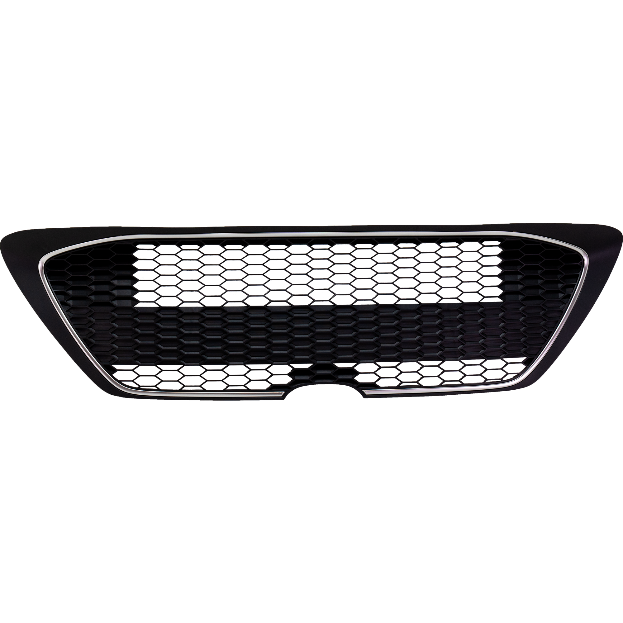 AM COROLLA 20-22 FRONT BUMPER GRILLE Textured Black w Silver Molding w o Tow Hook Hole XLE Model Sedan SKU RT01530053 Partslink TO1036205 OEM 5310202290