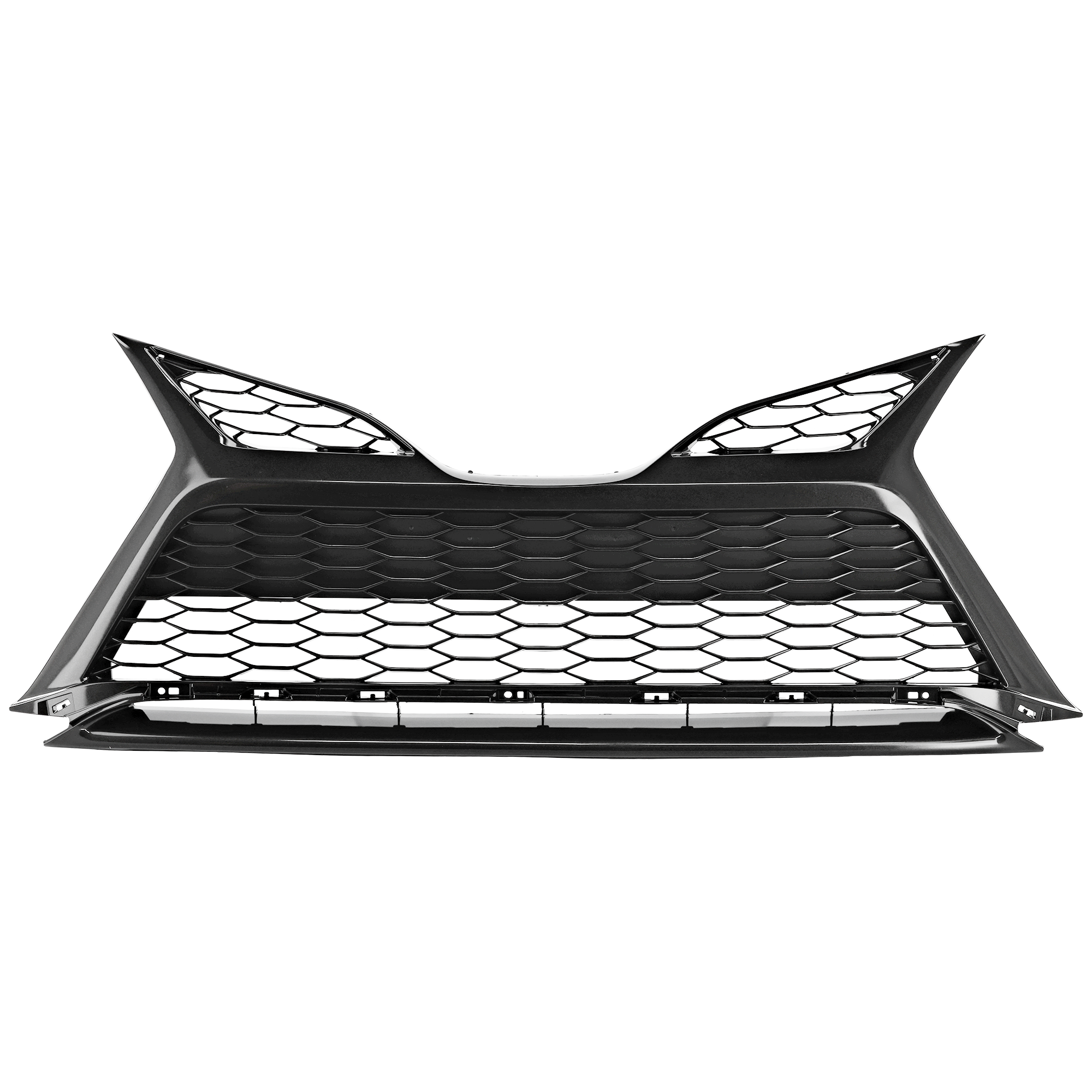 AM CAMRY 21-24 FRONT BUMPER GRILLE Painted Silver Gray w o TRD Package w o Parking Sensors XSE Model CAPA SKU RT01530079Q Partslink TO1036230C OEM 5310206630