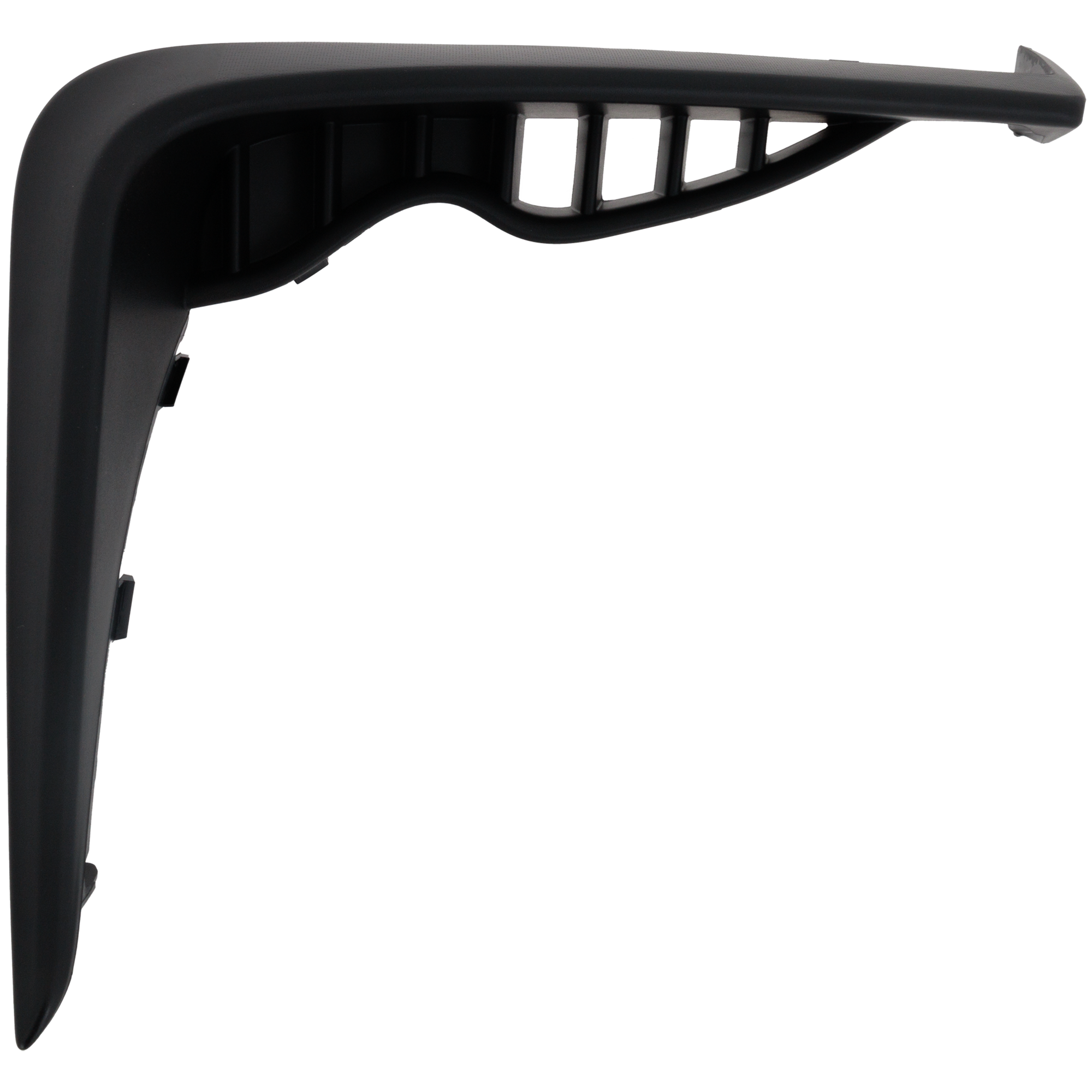 AM GR86-22-22 FRONT BUMPER MOLDING RH Textured Black CAPA SKU RT01590071Q Partslink TO1047124C OEM SU00309256