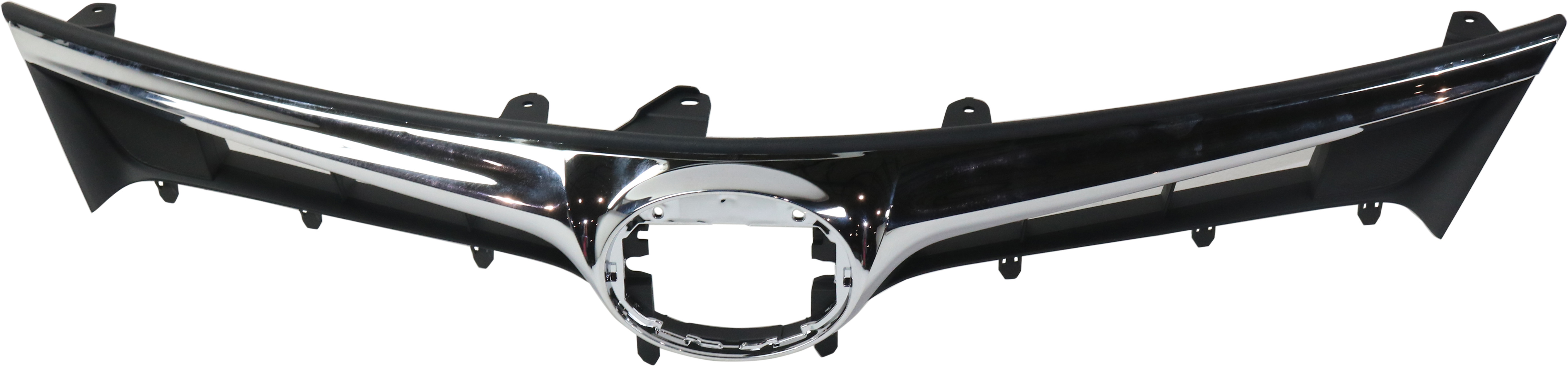 AM AVALON 16-18 GRILLE Chrome Shell Painted Black Insert w o Pre Collision System Exc. Hybrid Model CAPA SKU RT07010003Q Partslink TO1200413C OEM 5310107090