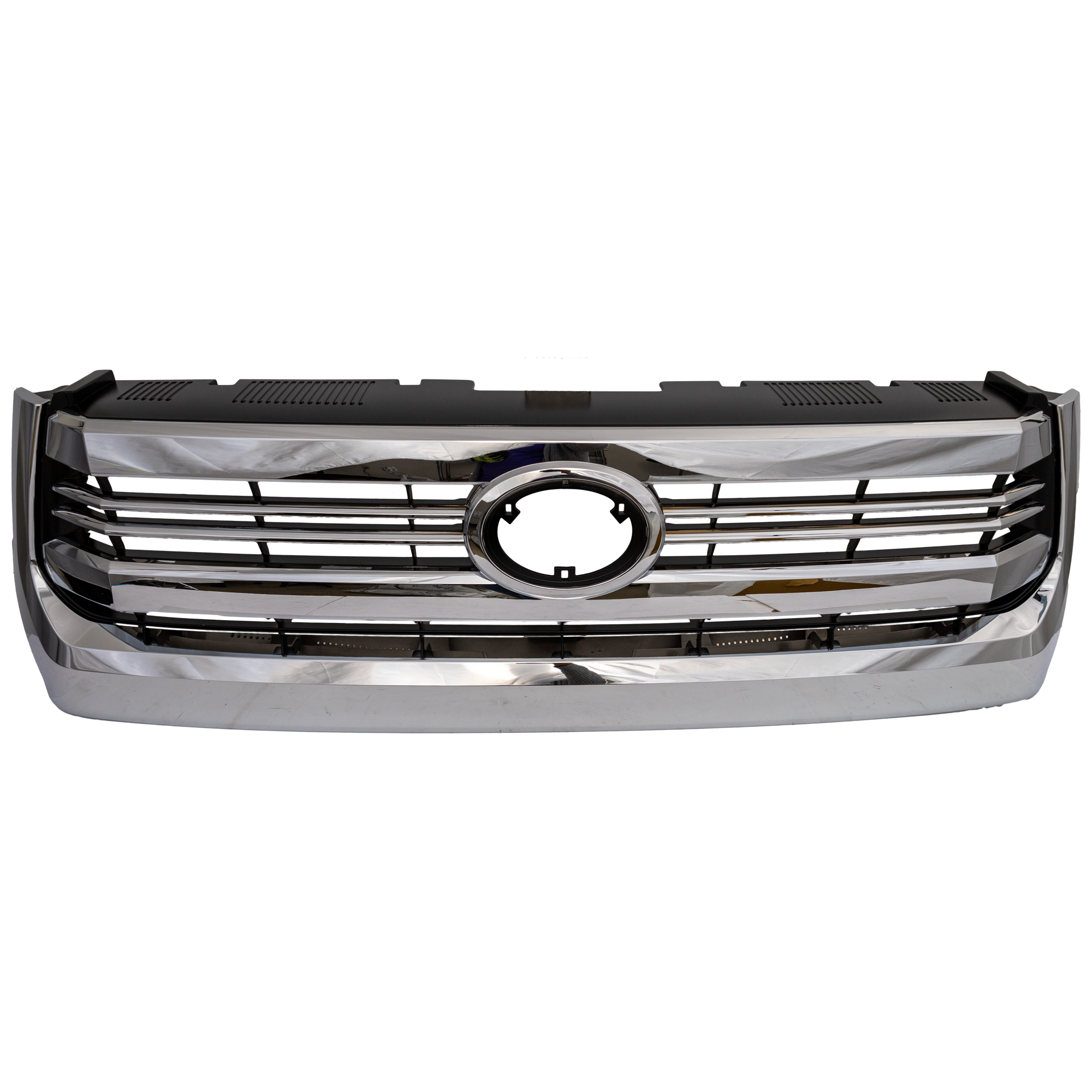 AM TUNDRA 16-17 GRILLE Standard Type Chrome Shell and Insert w Chrome Molding and Emblem Provision SKU RT07010021 Partslink TO1200431 OEM 531000C280