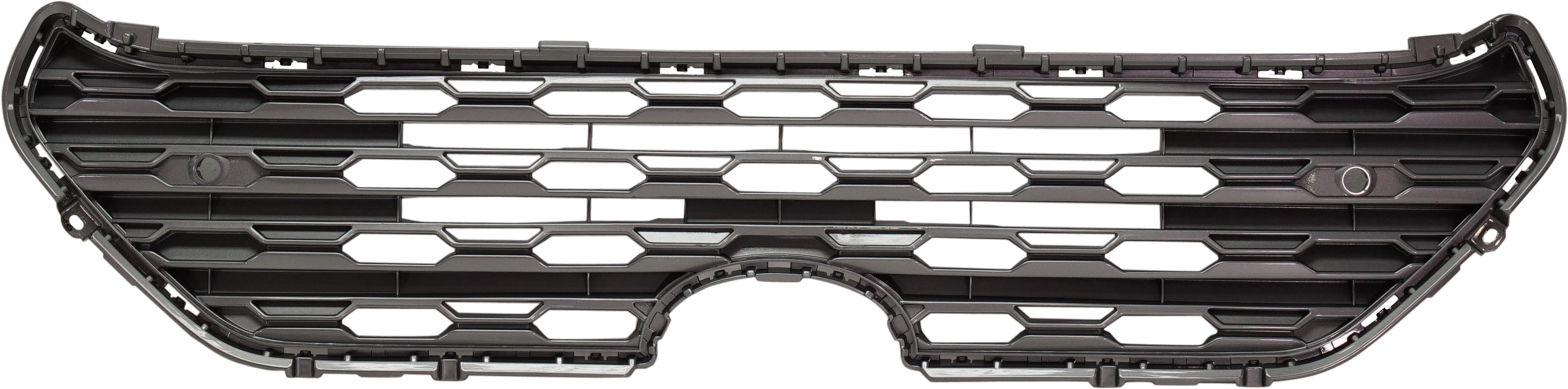 AM RAV4-19-25 GRILLE Painted Silver Gray w o Camera Hole w Parking Sensor Hybrid Limited Models SKU RT07010026 Partslink TO1200440 OEM 531120R150