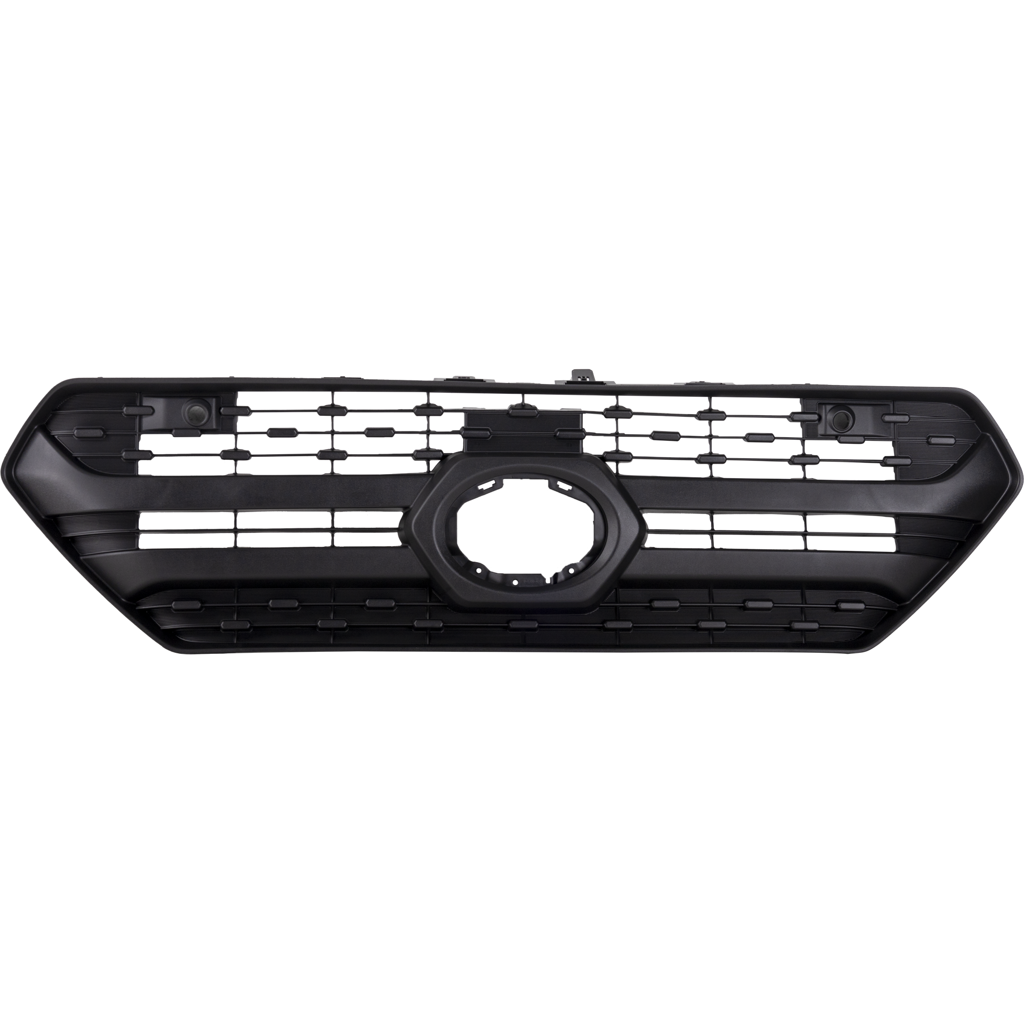 AM RAV4-19-24 GRILLE Textured Black w o Camera Hole w Parking Aid Sensor Holes Adventure Trail TRD OFF Road Models SKU RT07010027 Partslink TO1200446 OEM 531110R130