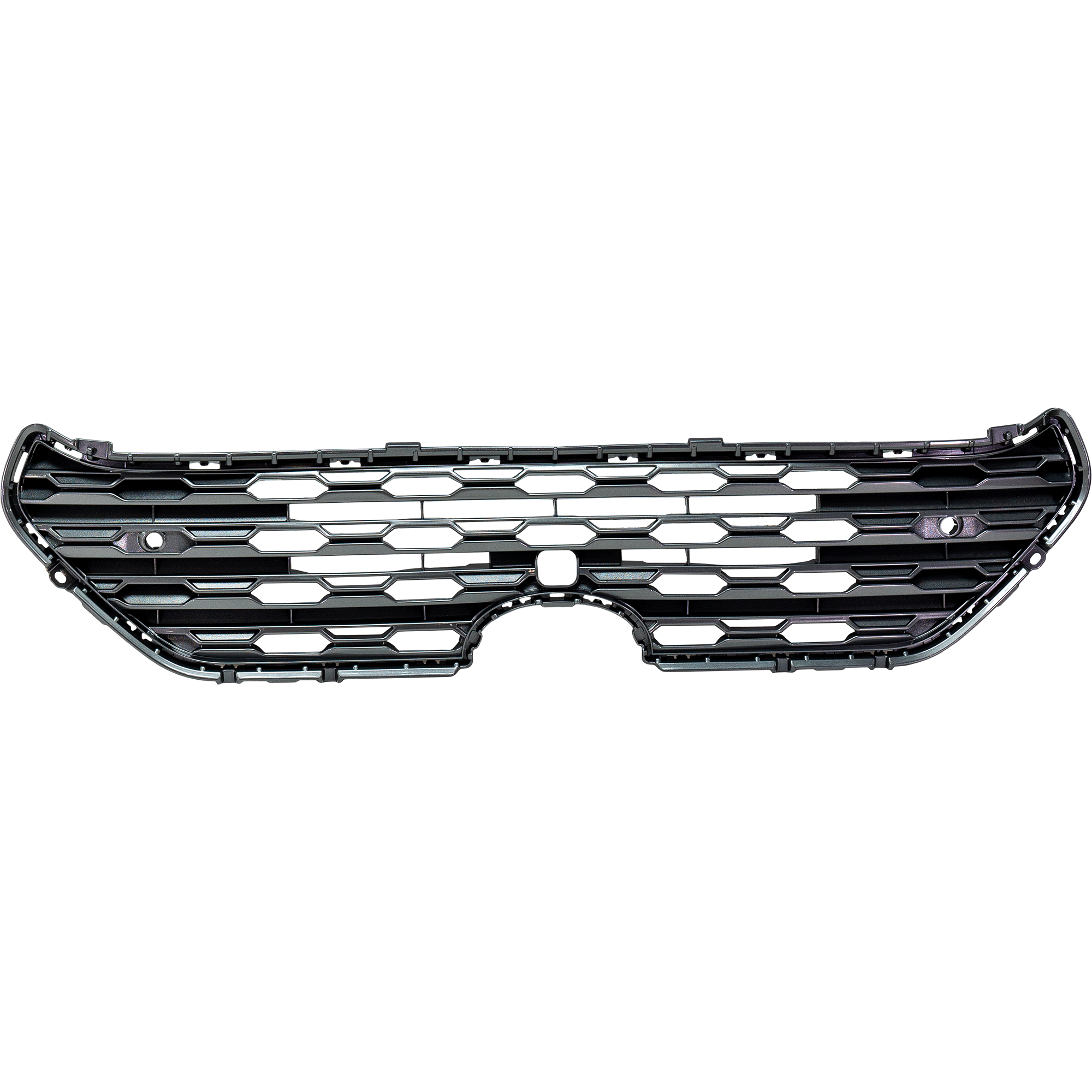 AM RAV4-19-24 GRILLE Painted Silver Shell and Insert w Camera Hole Hybrid Limited Models SKU RT07010028 Partslink TO1200441 OEM 531120R160