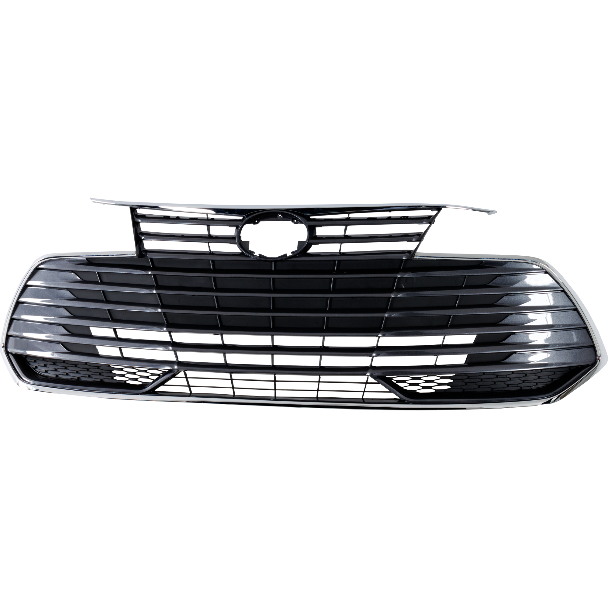 AM AVALON 19-22 GRILLE Painted Silver Gray Shell and Insert w o Around View Monitor Limited XLE Hybrid Models SKU RT07010031 Partslink TO1200436 OEM 5310207070