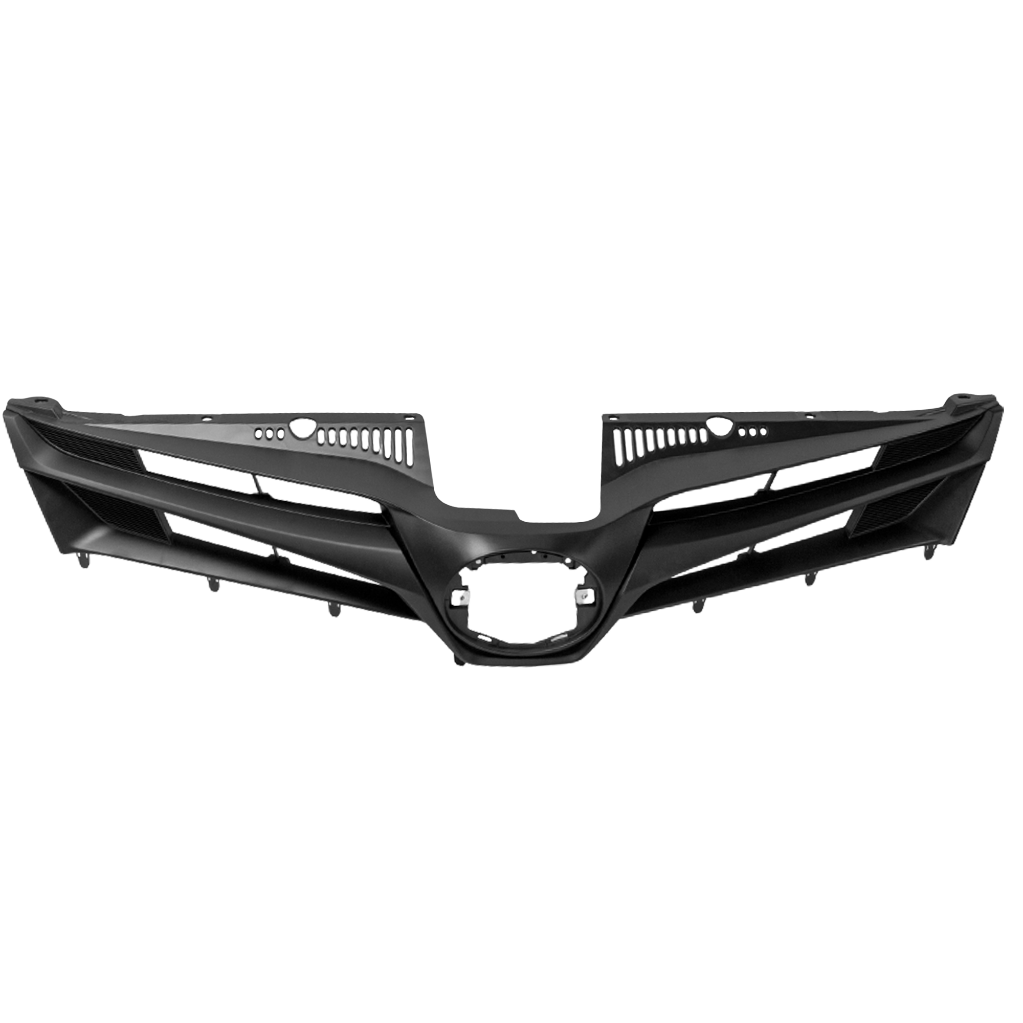 AM SIENNA 18-20 GRILLE Chrome Shell Textured Black Insert Base CE L Model SKU RT07010033 Partslink TO1200432 OEM 5310108130