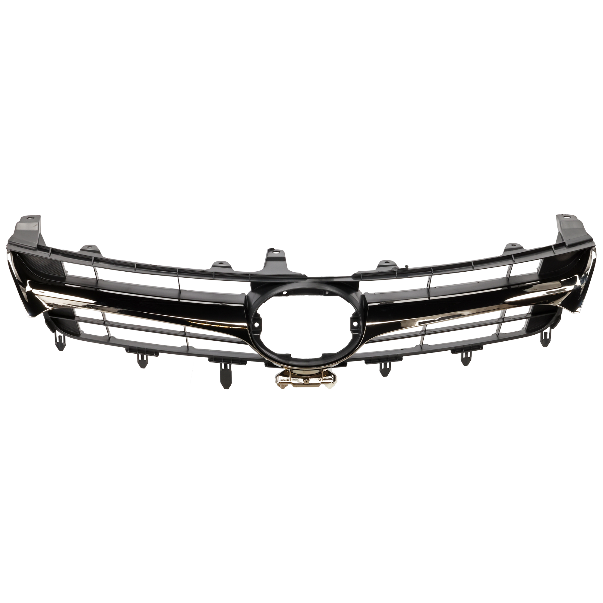 AM CAMRY 15-17 GRILLE Chrome Shell Painted Black Insert w Pre Collision System XLE XSE Models SKU RT07010044 Partslink TO1200464 TO1200463 OEM 5310106431-5310106631