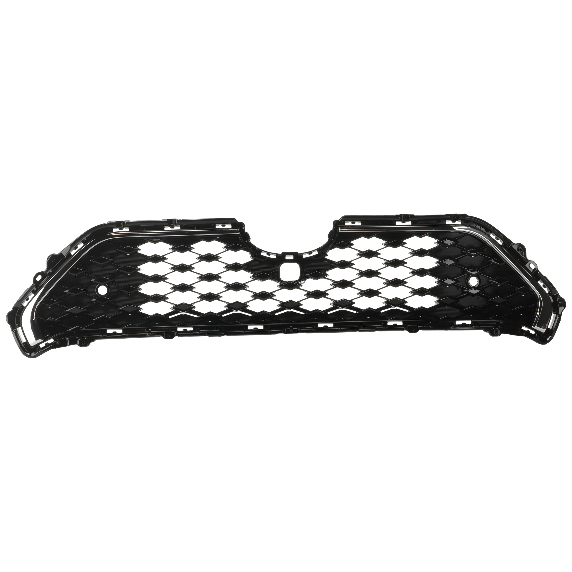 AM RAV4 PRIME 21-23 GRILLE Textured Black Shell and Insert w Chrome Molding w Camera Hole SKU RT07010107 Partslink TO1200485 OEM 5310242040