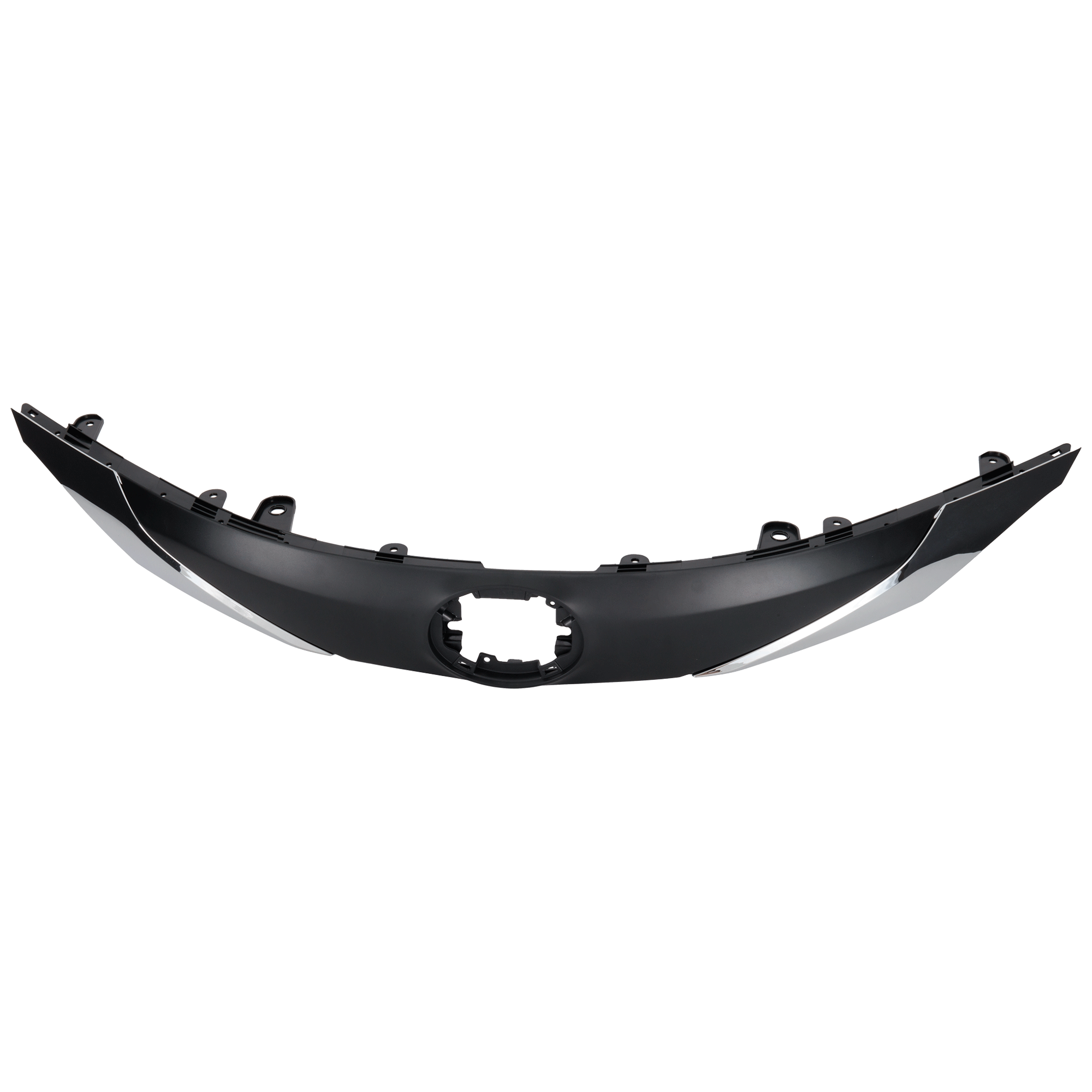 AM SIENNA 21-23 GRILLE Textured Black Shell and Insert w Chrome Molding LE XLE Models CAPA SKU RT07010109Q Partslink TO1200471C OEM 5310108200