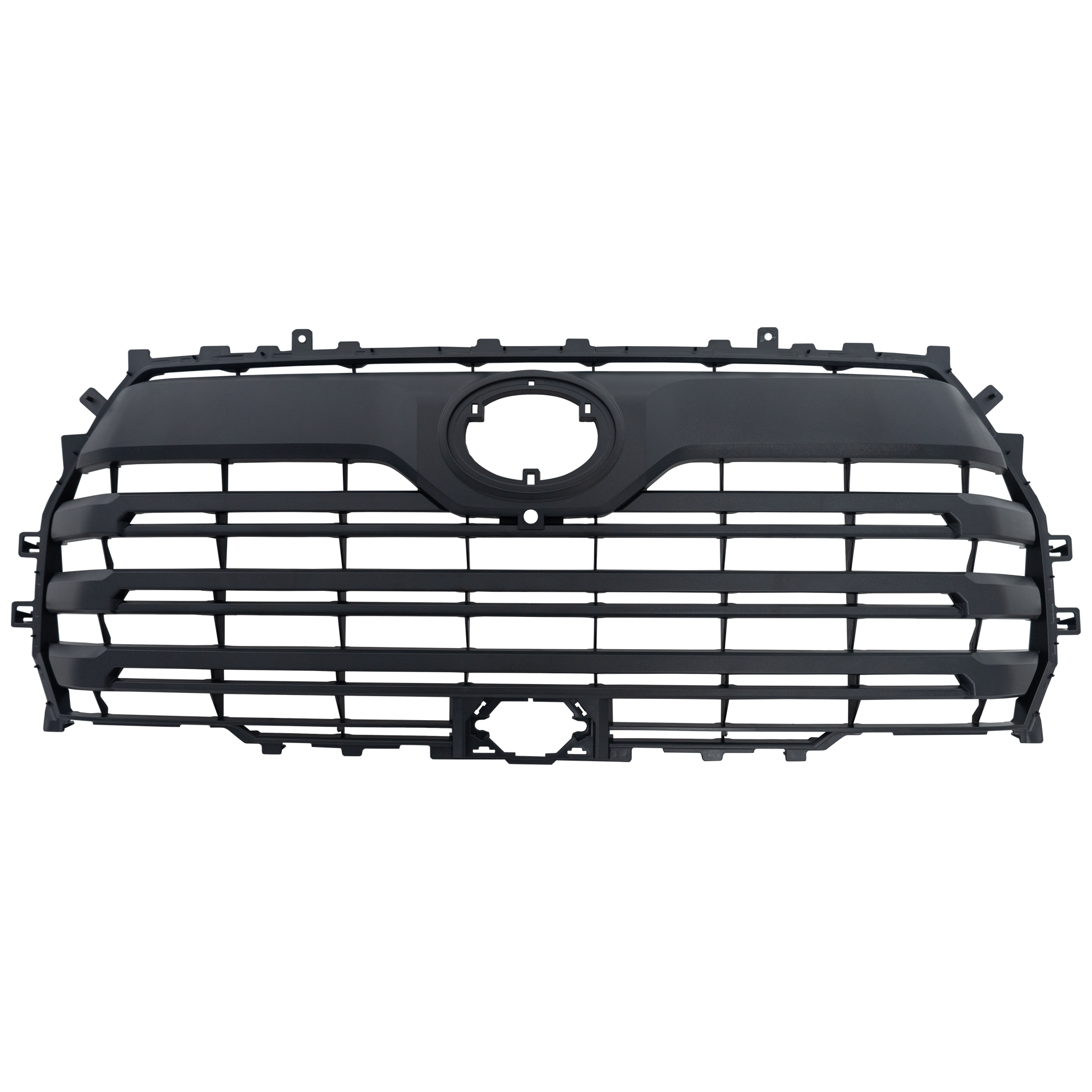 AM TUNDRA 22-25 GRILLE Textured Dark Gray Shell and Insert 24-25 Limited w NightShade Edition SR SR5 Models w o TRD Sport Package w o TRD Off Road Package w Camera Hole SKU RT07010117 Partslink TO1200490 OEM 531010C120