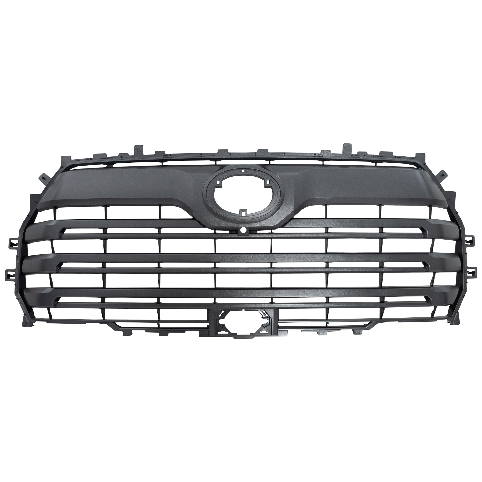 AM TUNDRA 22-22 GRILLE Painted Silver Gray Shell and Insert Limited w o TRD Off Road Package w Camera Hole CAPA SKU RT07010118Q Partslink TO1200492C OEM 531010C510