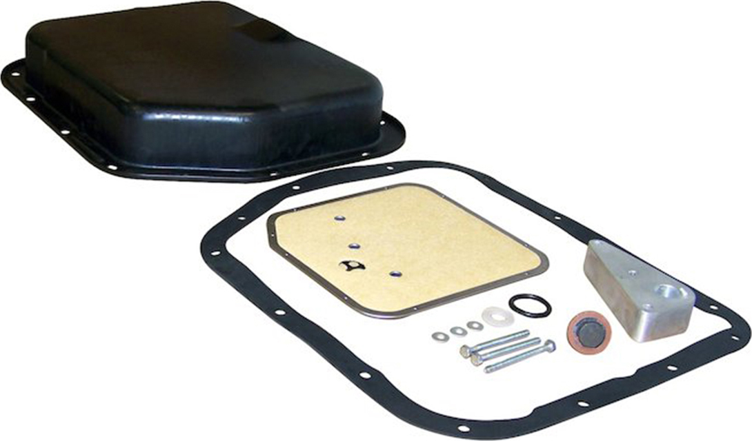 AM Black MetalPlastic Adds 1 Extra Quart Oil Capacity Includes Pan Gasket Filter Filter Filter Extension and Filter Mounting Hardware Sold Individually SKU RT0RT24001