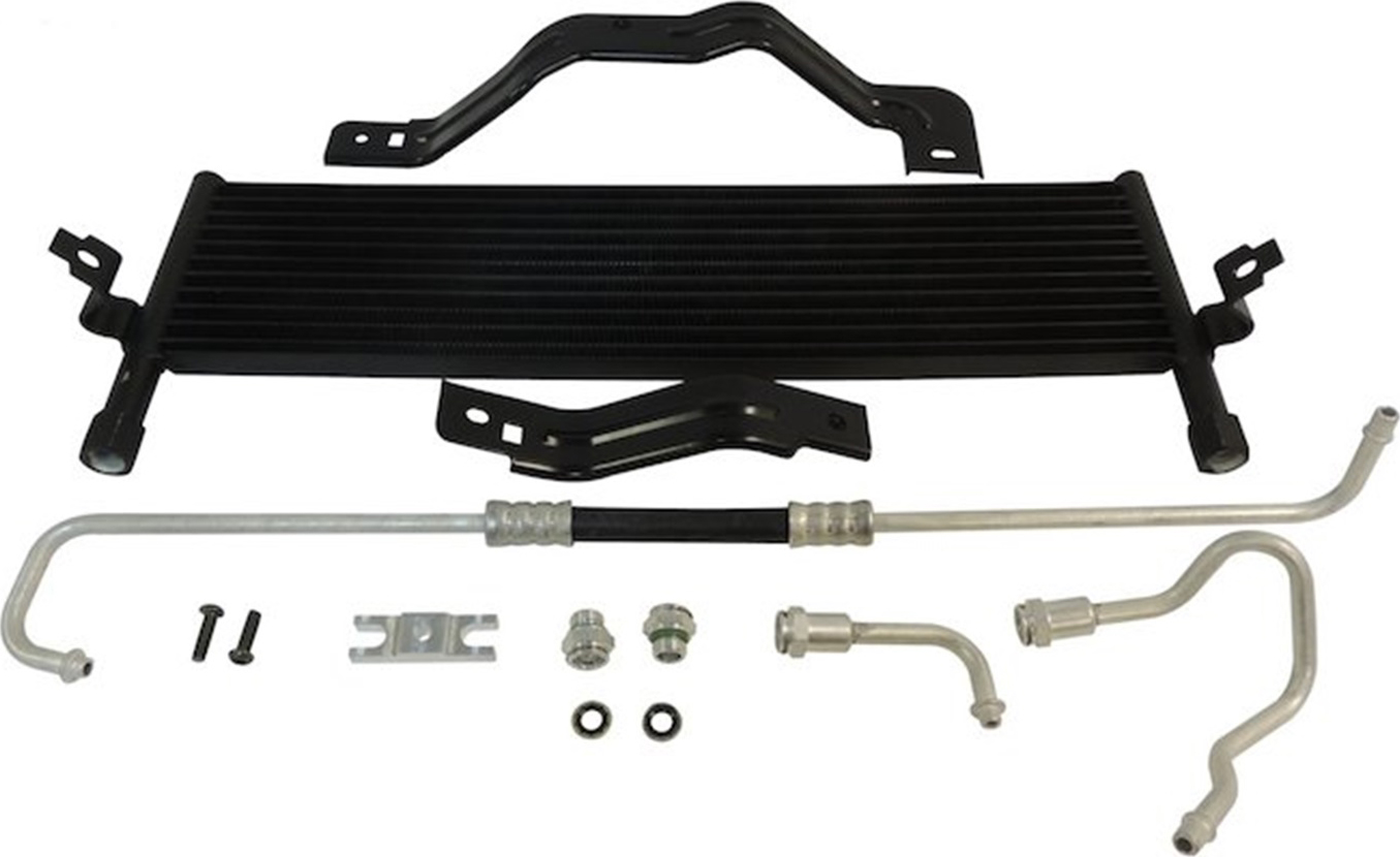 AM Black Metal w 3.8L Engine w Automatic Transmission Includes cooler brackets lines adapters and hardware. Sold Individually SKU RT0RT24006 OEM 82212486-82212486AA